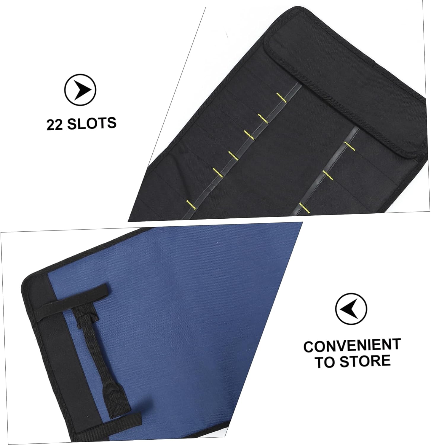 Alipis 22 Knive Roll Bag Portable Case