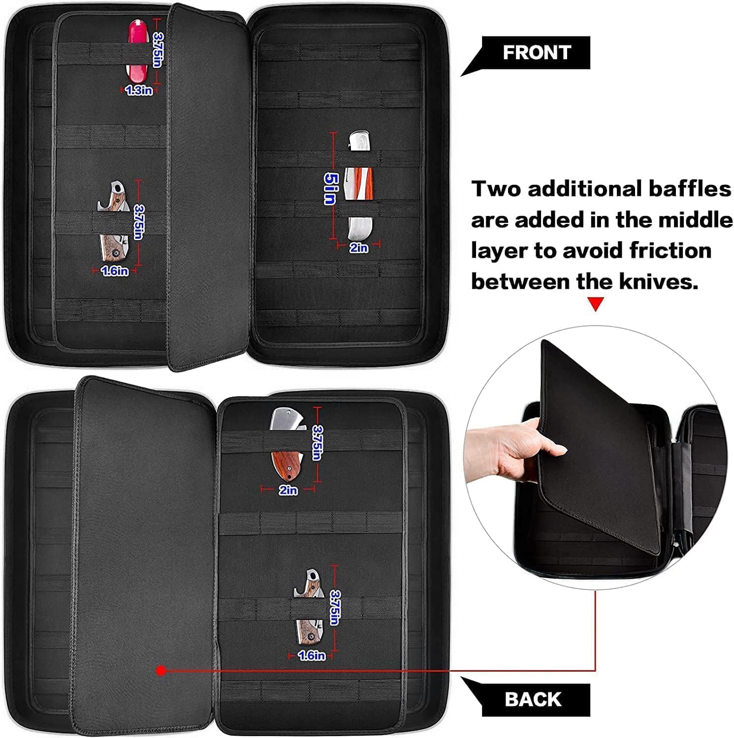 GWCASE Lookup Collection Folding Knife Holder