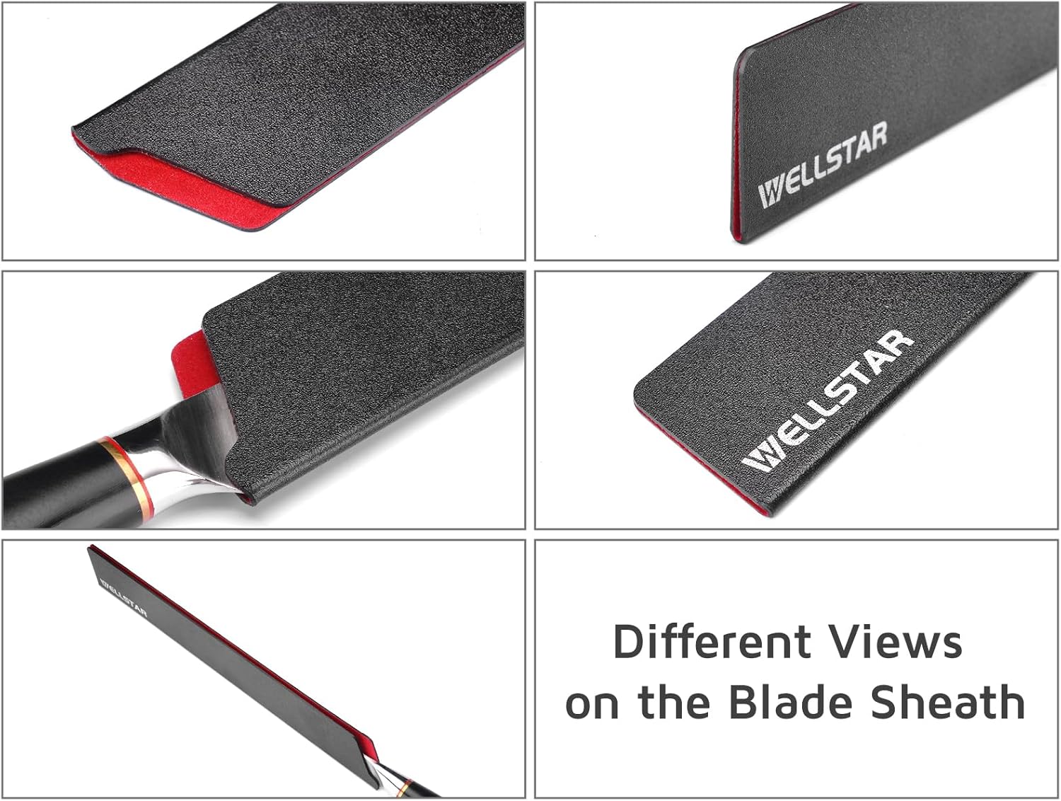 WELLSTAR 2-Piece Knife Edge Guards Set Durable Kitchen Tool Protection