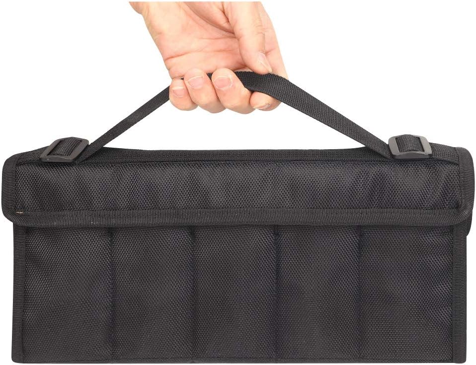 10-Pockets Knife Case for Butterfly Knives Folding Knives and Survival Tools