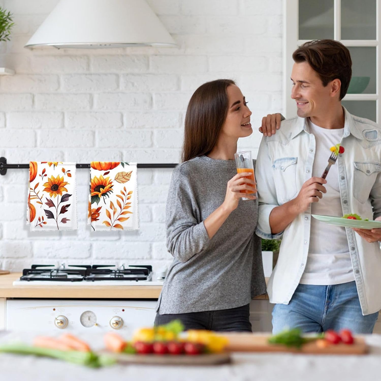 Oeught Fall Kitchen Towels