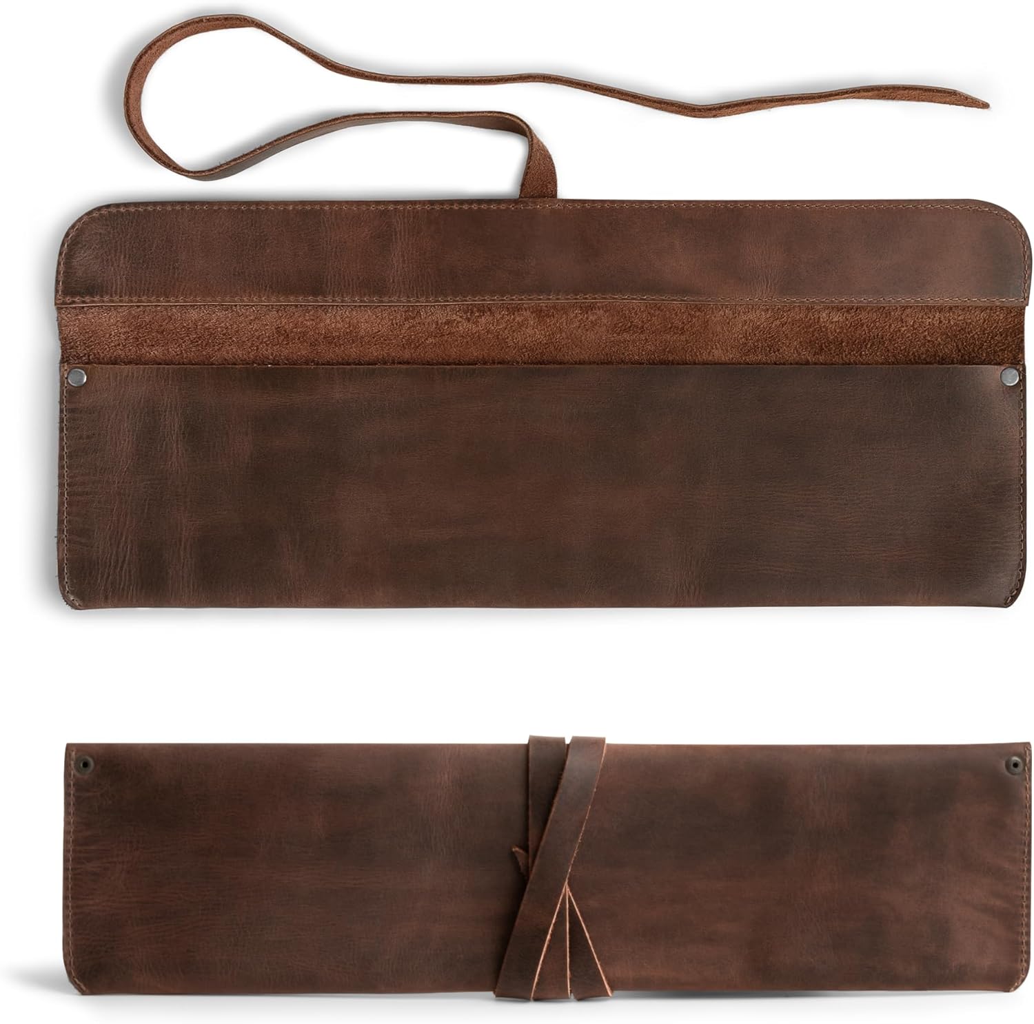 Cast Leather Co Handmade Full Grain Leather Knife Case