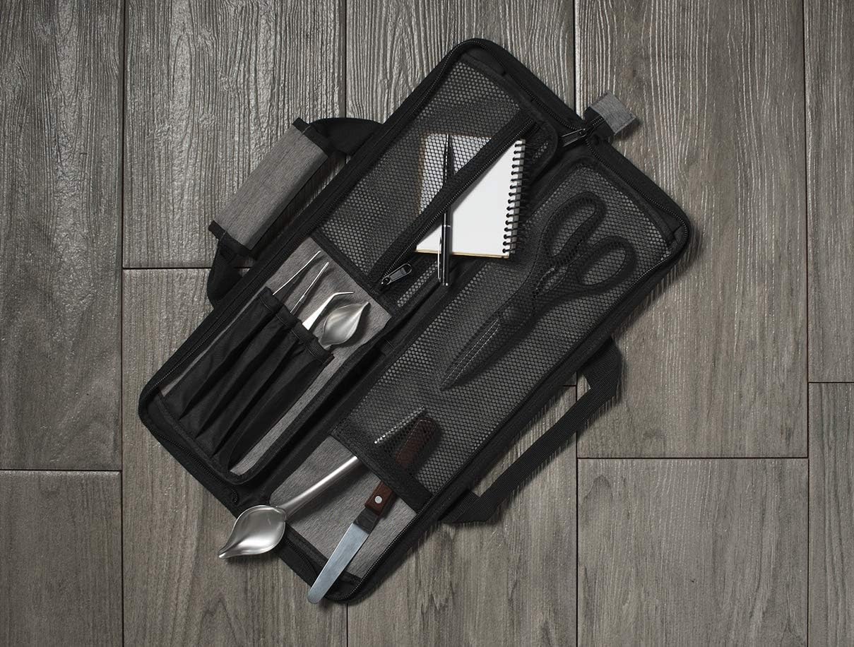 Asaya Chef Knife Roll Bag - 12 Pockets for Easy Storage