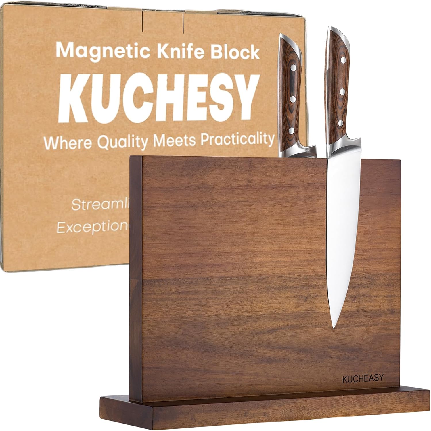 A Magnetic Knife Holder That Makes Storing Your Knives a breeze
