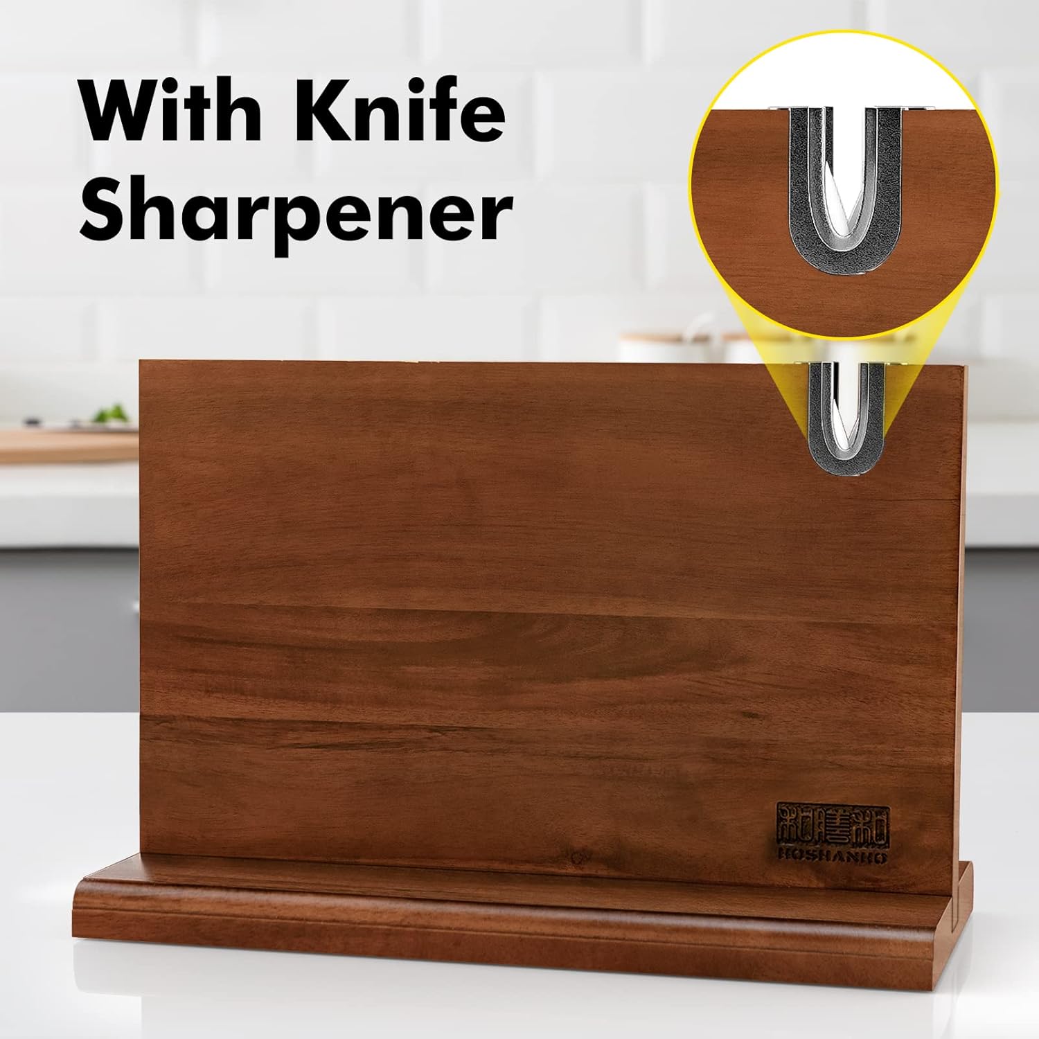 Double-Sided Magnetic Knife Block