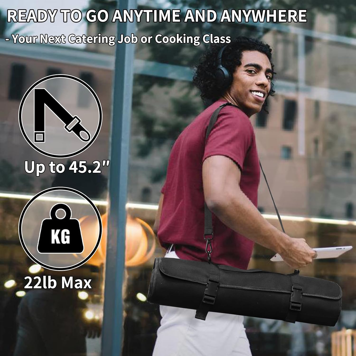 Ultimate Professional Chef Knife Roll Bag