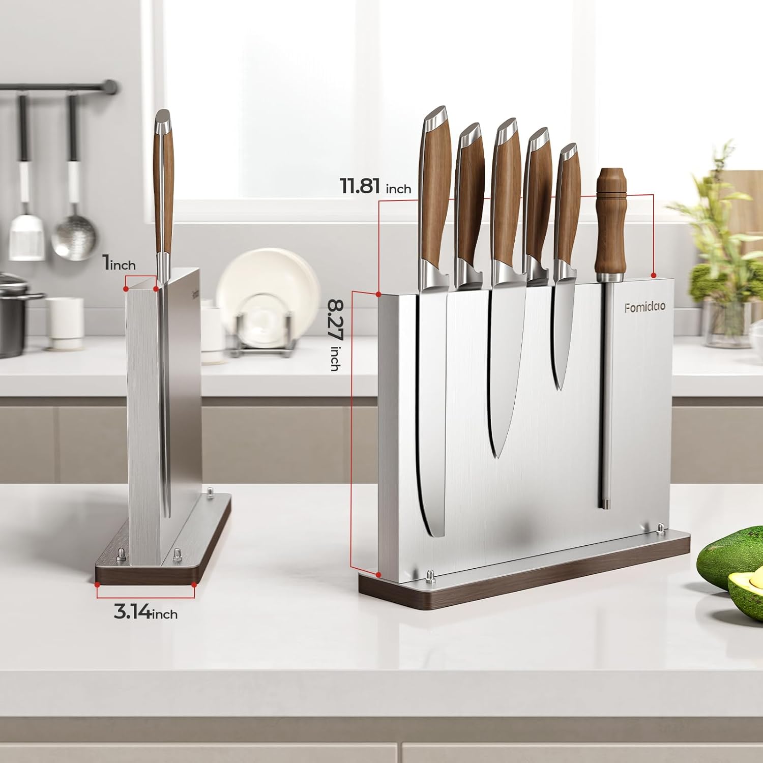 Double-Side Magnetic Knife Block