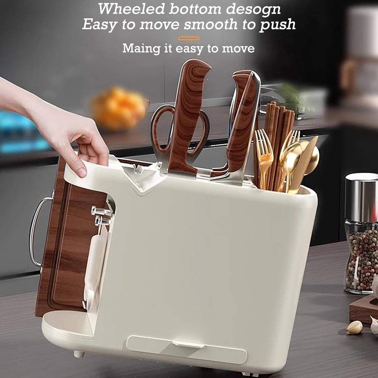 Multi-functional Chopstick HolderDryer Organizer White