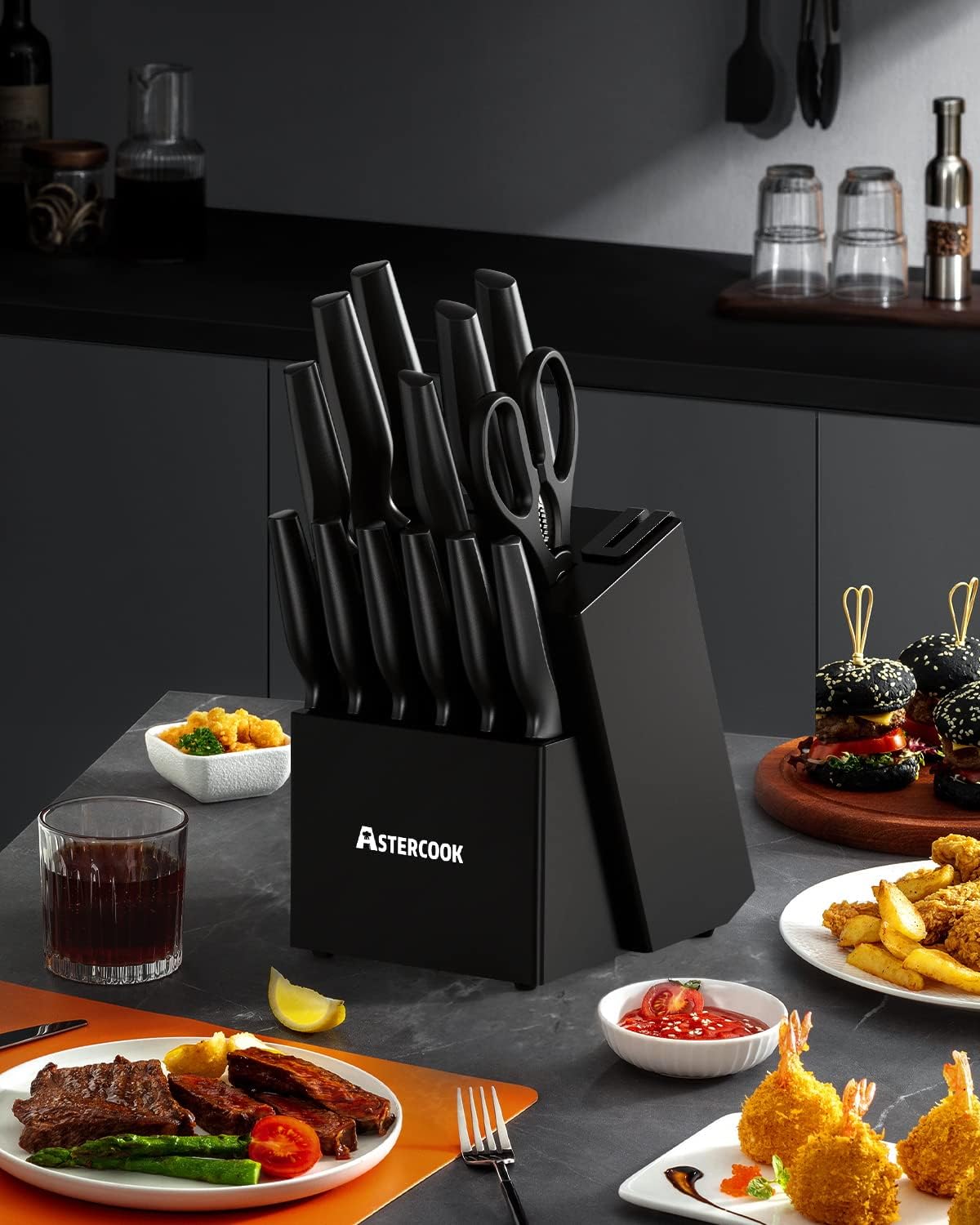 Astercook 15-Piece Knives Set