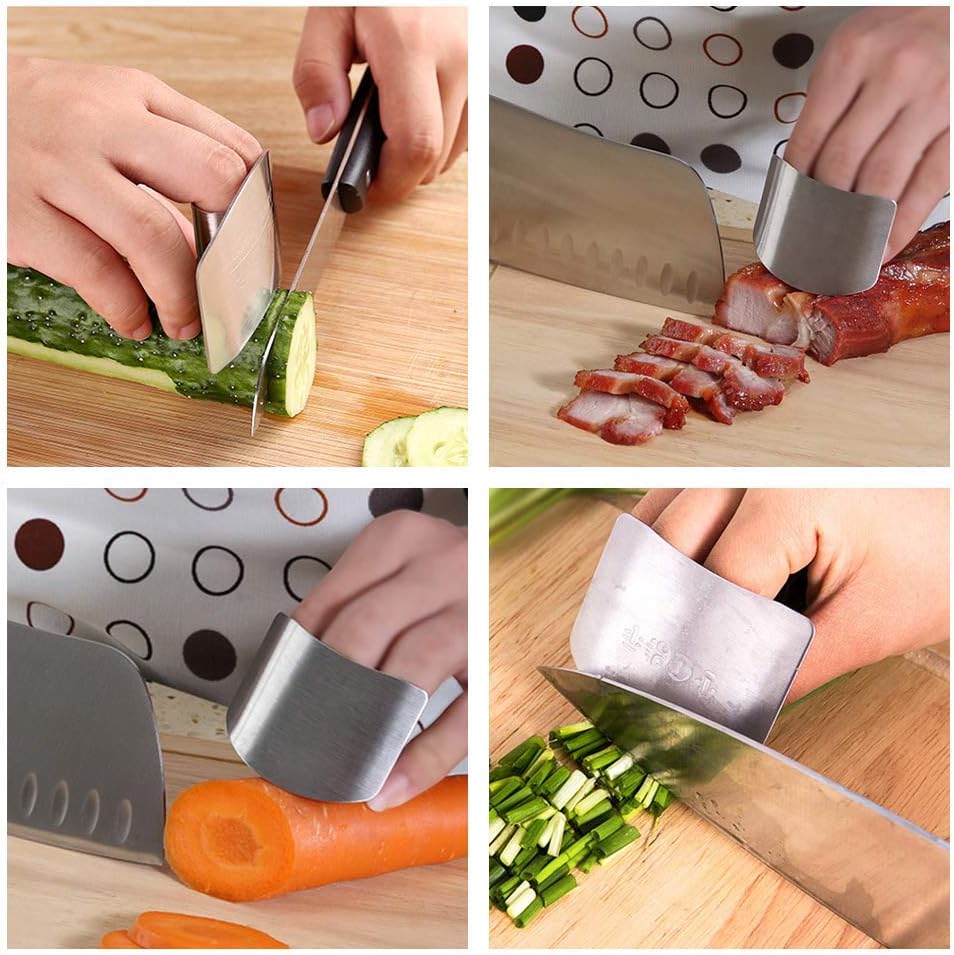 Stainless Steel Finger Protector Kitchen Safety Tool