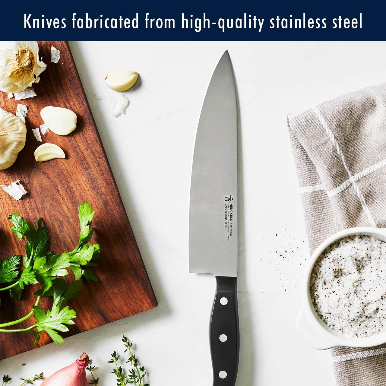 HENCKELS Premium 15-Piece Knife Set with Professionals Choice