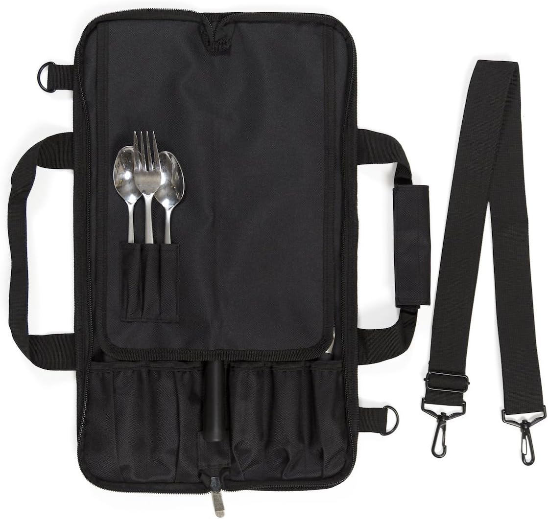 Chef Knife Roll Bag - 6 Slots with Padded Protection