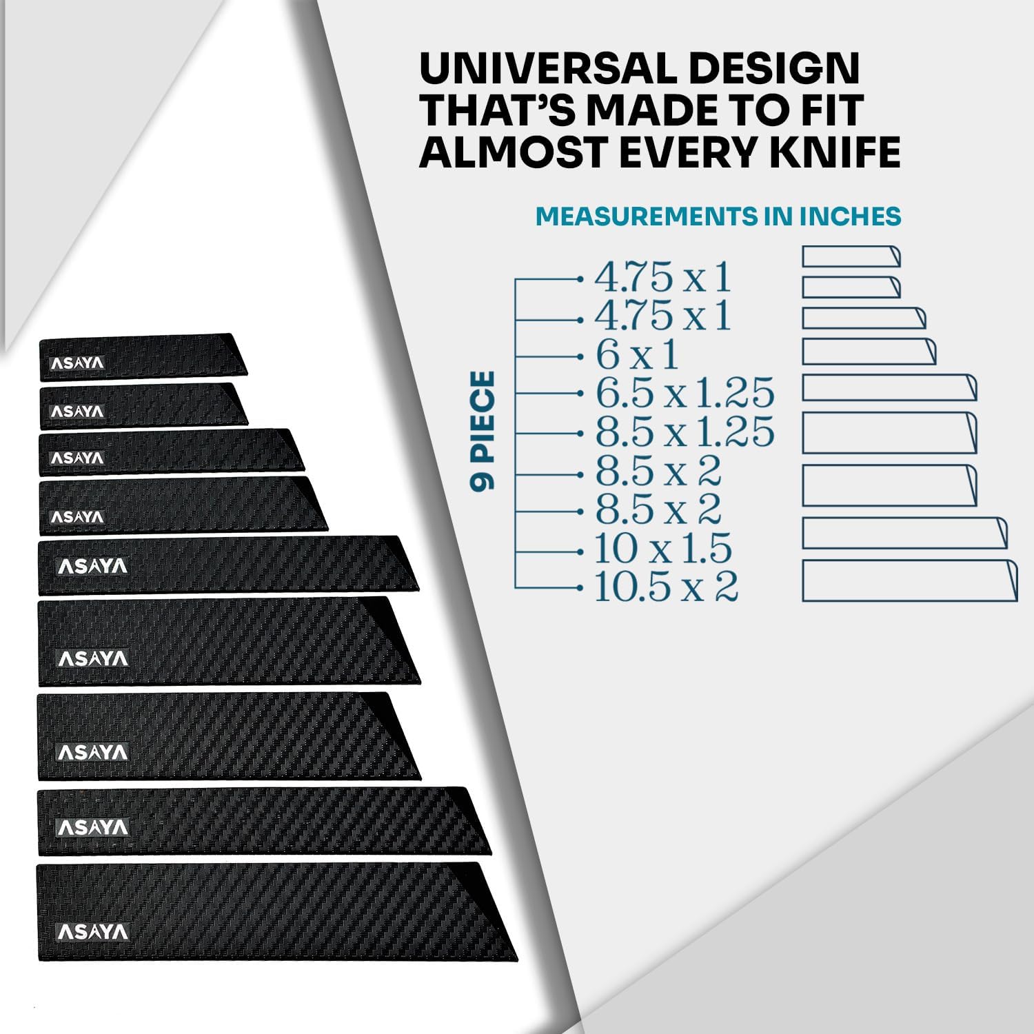 Asaya Knife Edge Guards Universal Protection