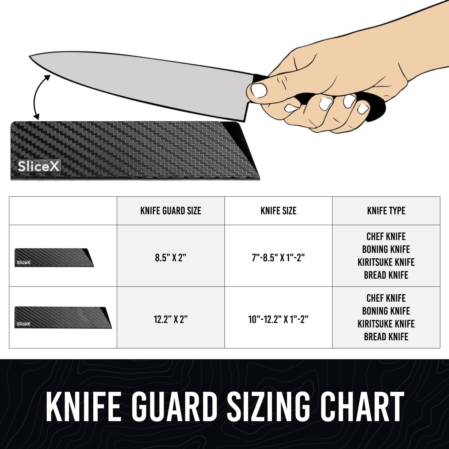 Professional Kitchen Knife Sheaths Set