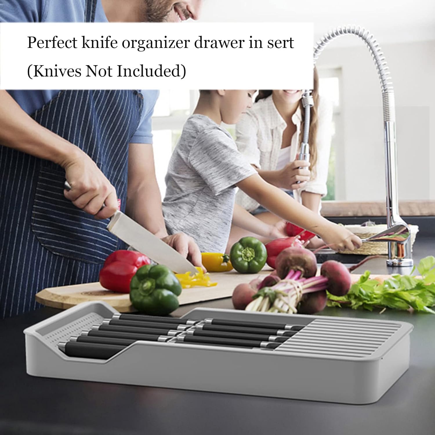 11-Knife Expandable Knife Holder Validates Kitchen Storage Needs