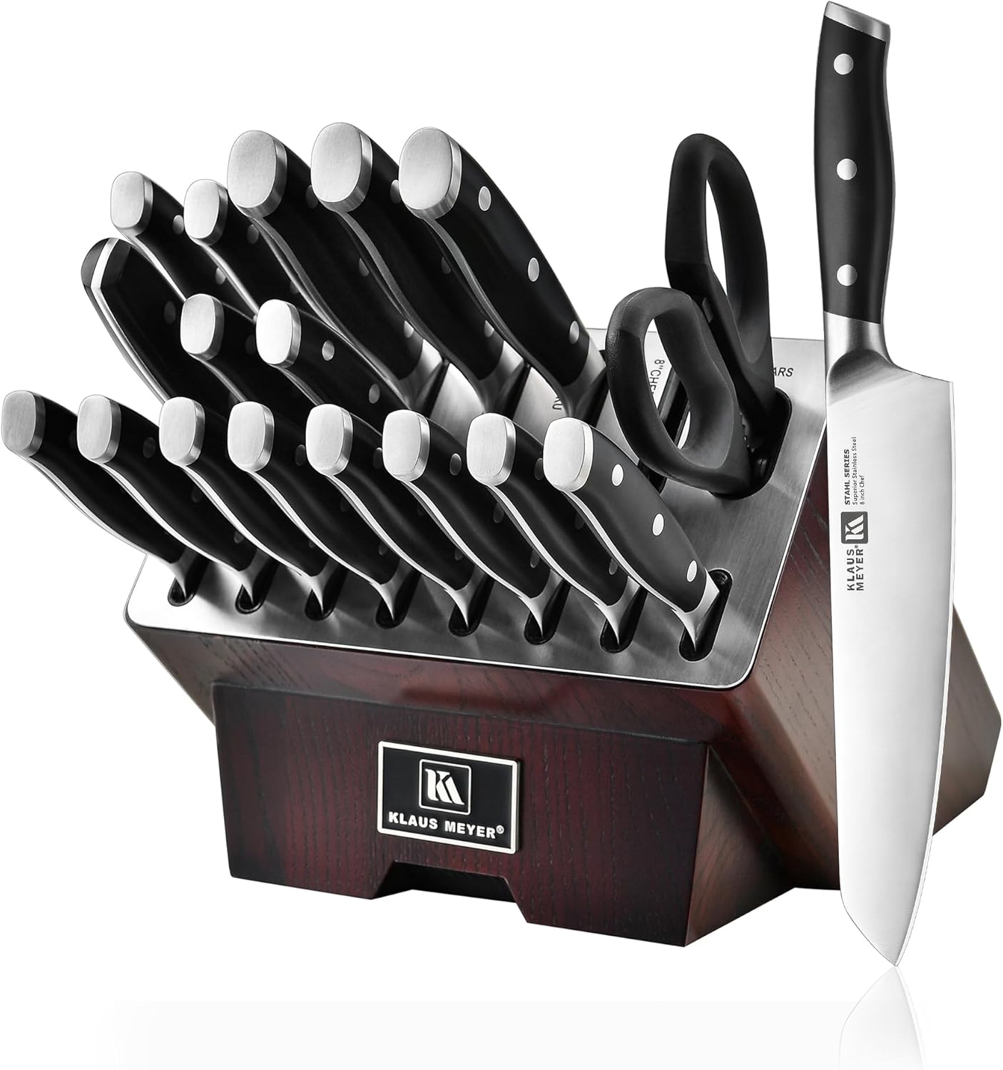 Stahl 19 Piece knife block set