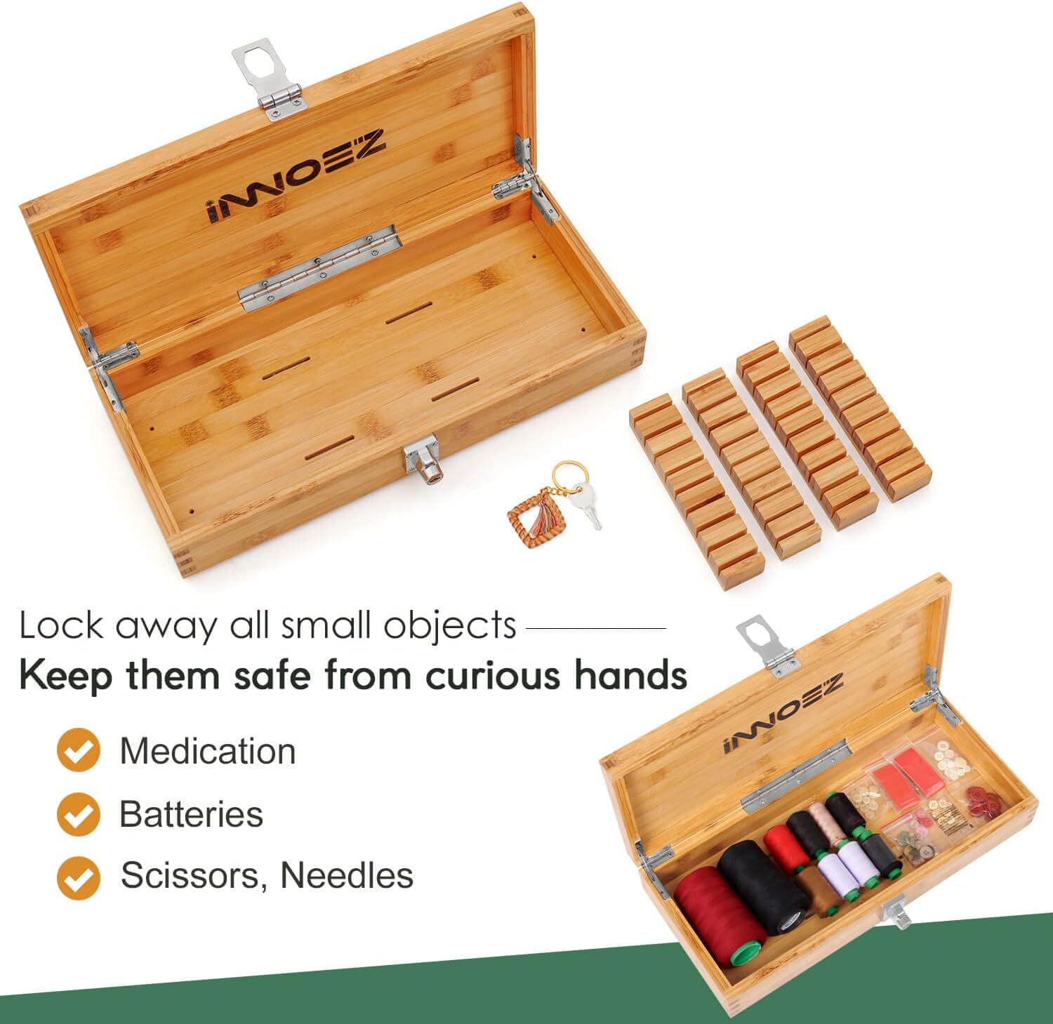 Bamboo Kitchen Knife Safety Holder