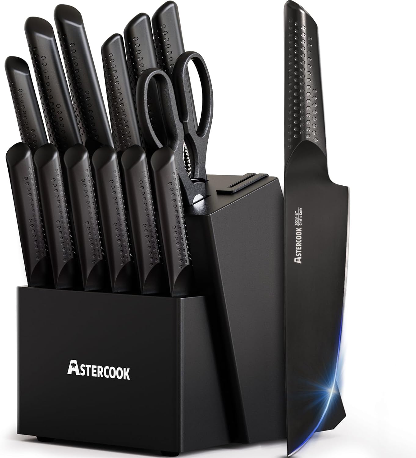 Astercook Premium Knife Set Transform Your Kitchen with 15-Piece Collection