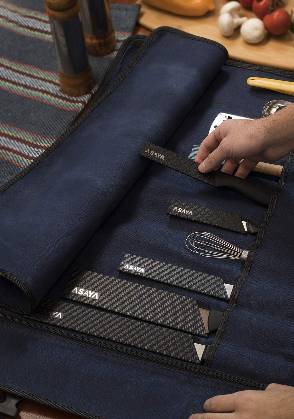 Ultimate Premium Durable Canvas Chef Knife Roll Bag