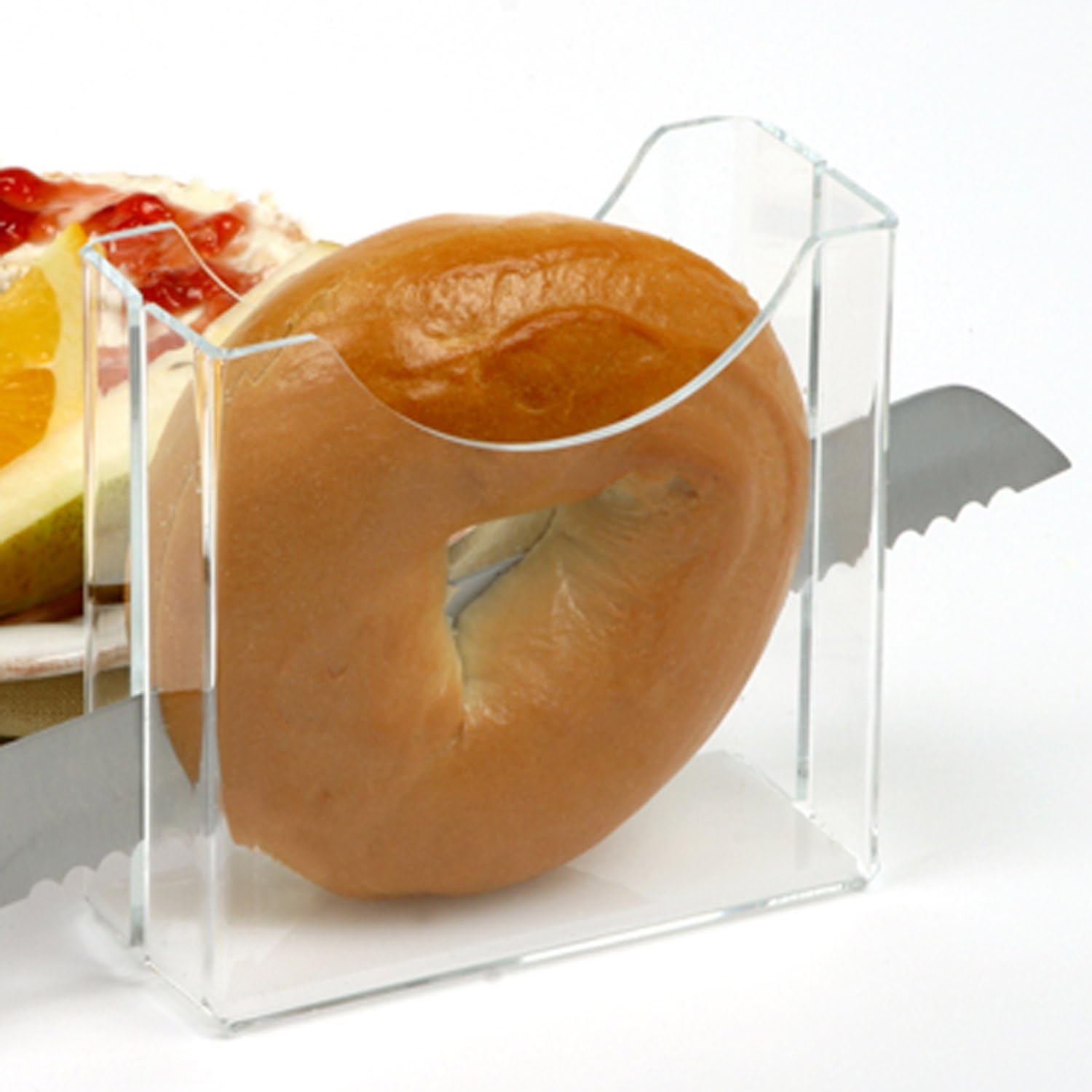 Large Bagel Holder Durable Safe for Kids