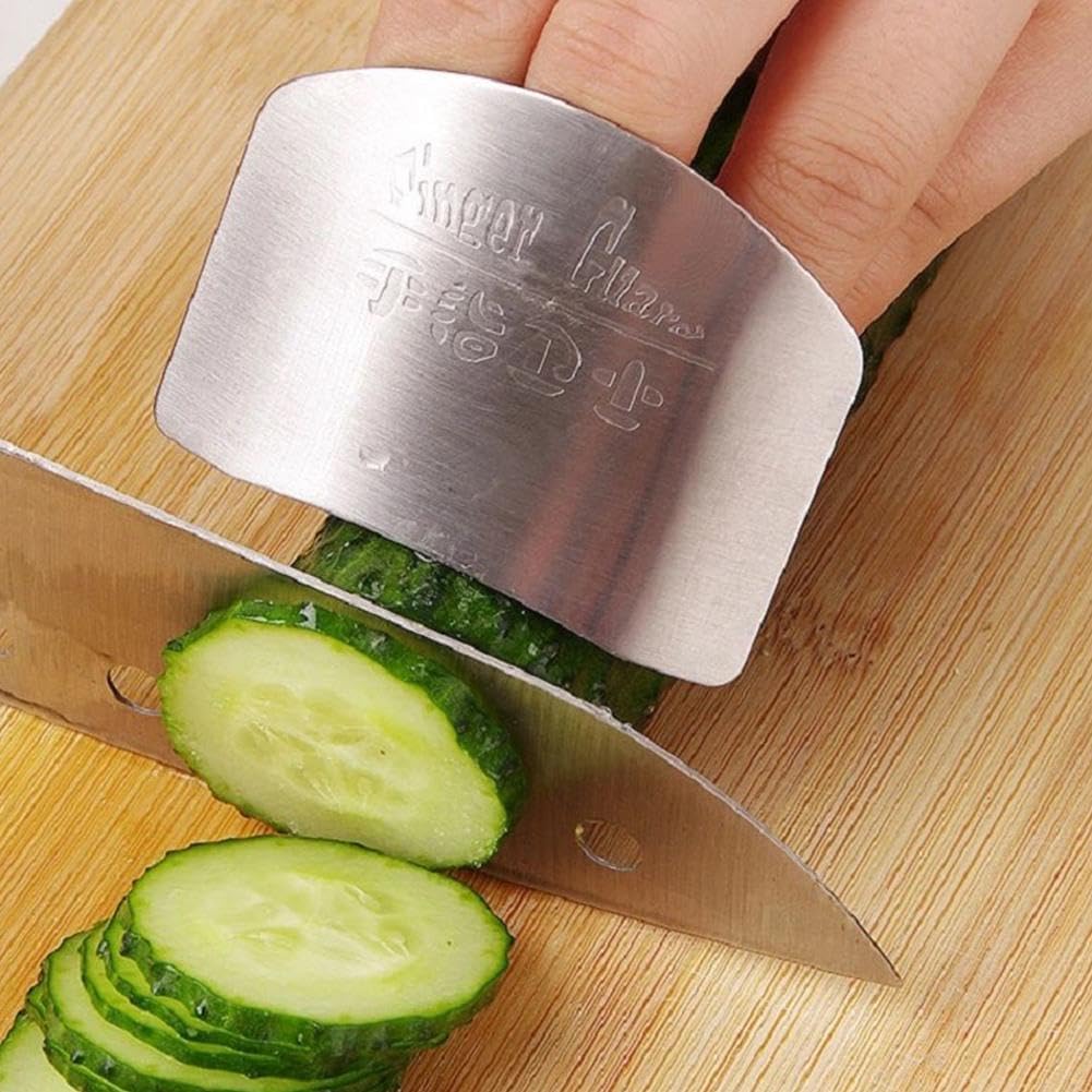 Stainless Steel Finger Guard for Safe Kitchen Use