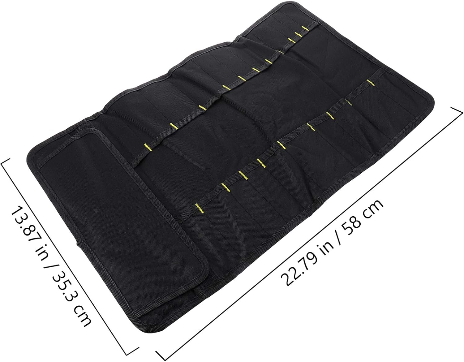 22-Piece Chef Knife Roll Bag with Carry Handle