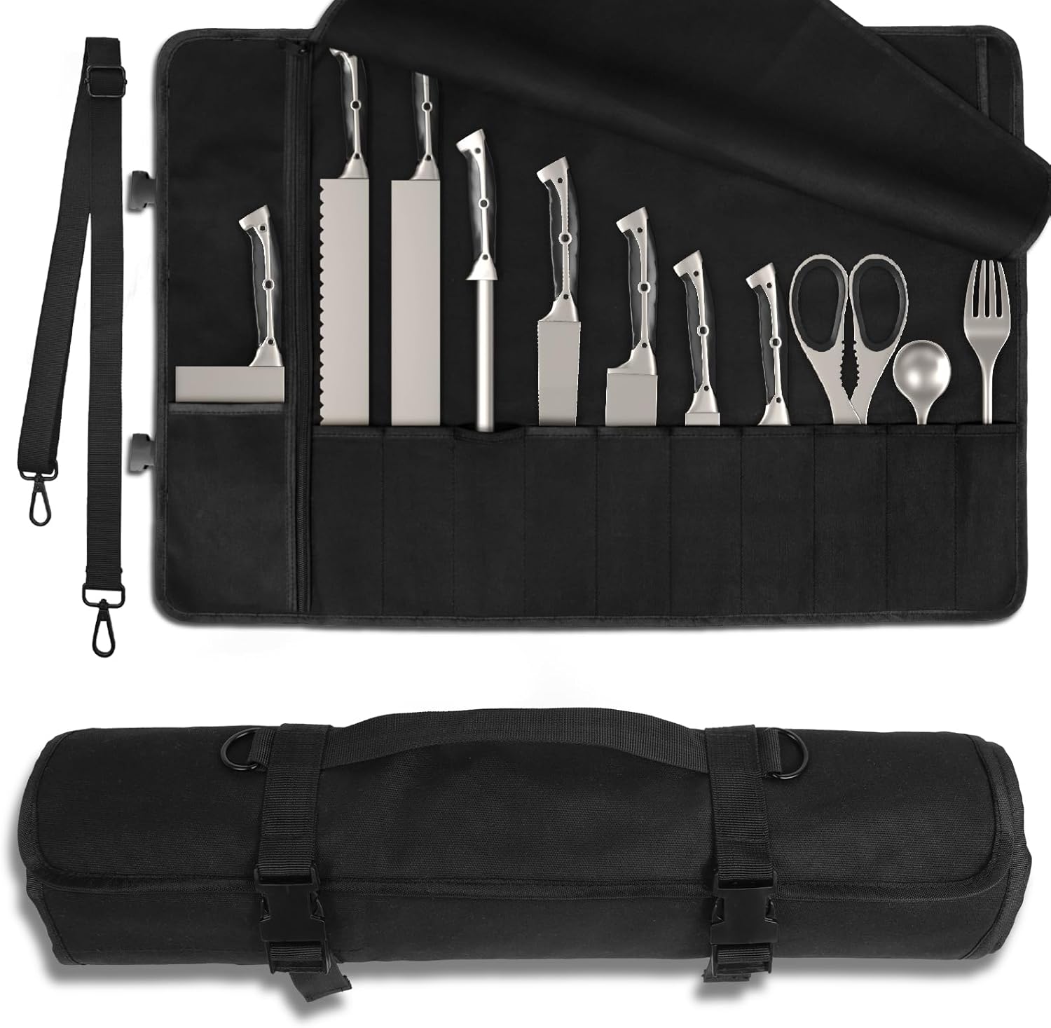 Ultimate Professional Chef Knife Roll Bag