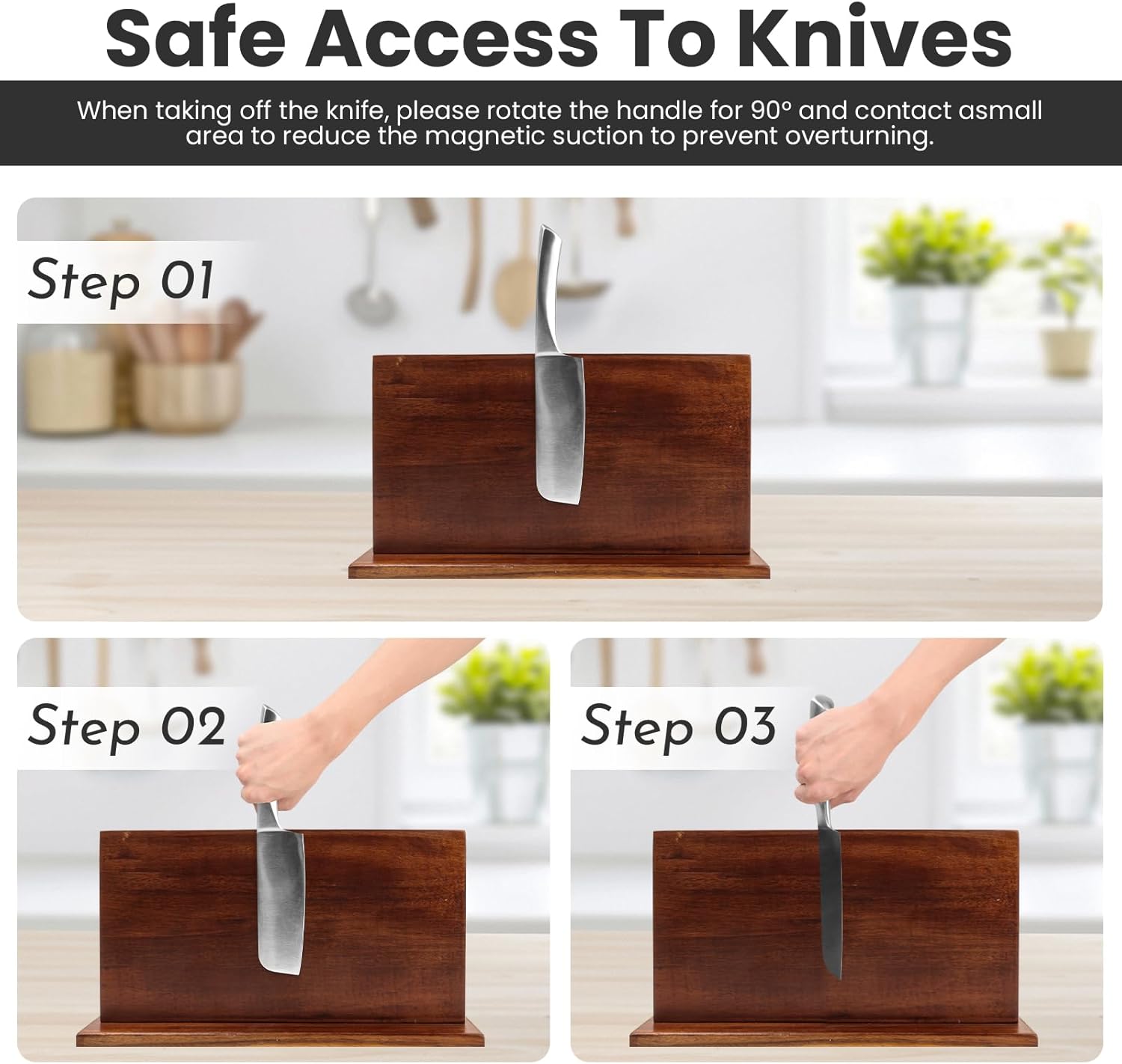 DAWNTREES Magnetic Knife Holder