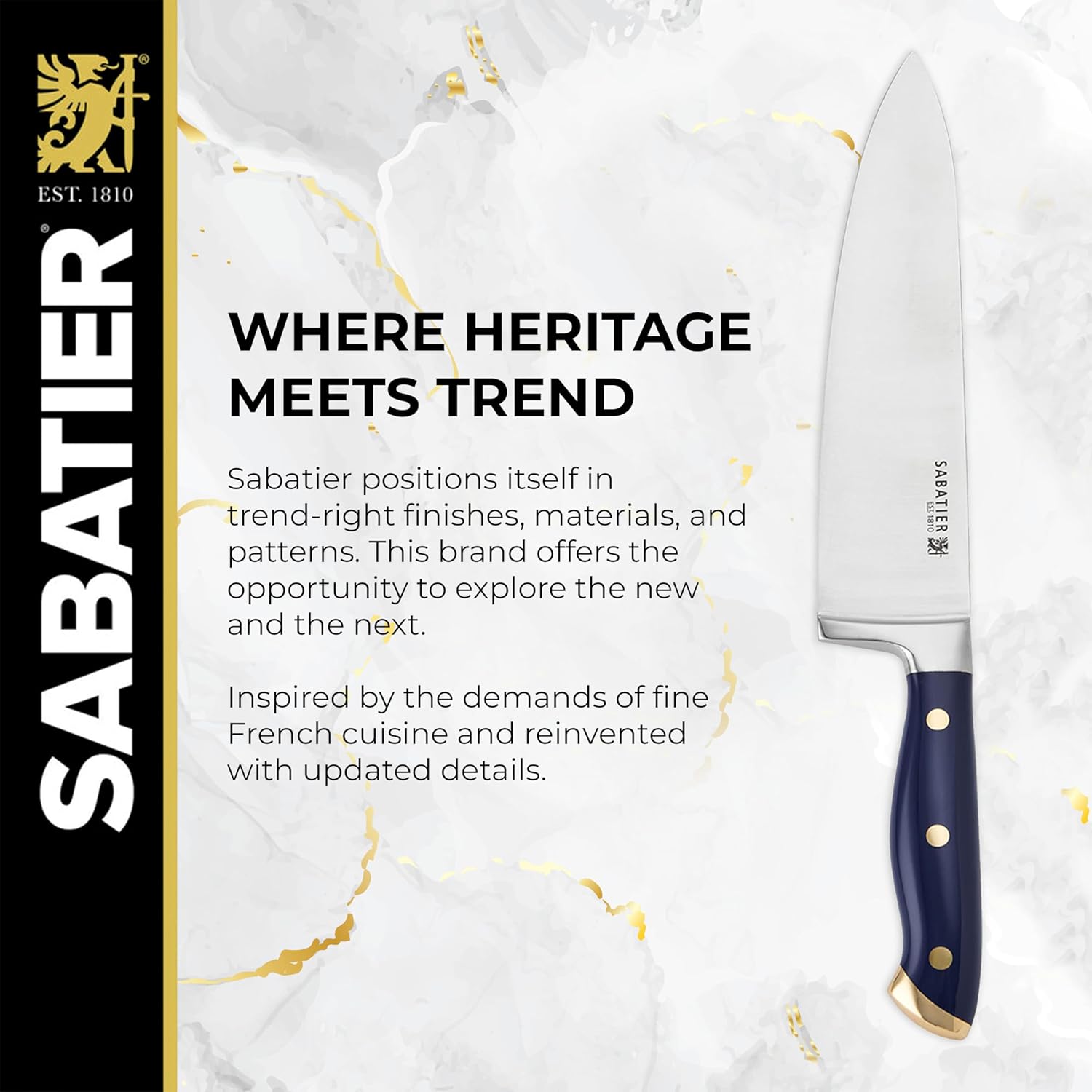 Sabatier 14-Piece Forged knives set with Acacia block