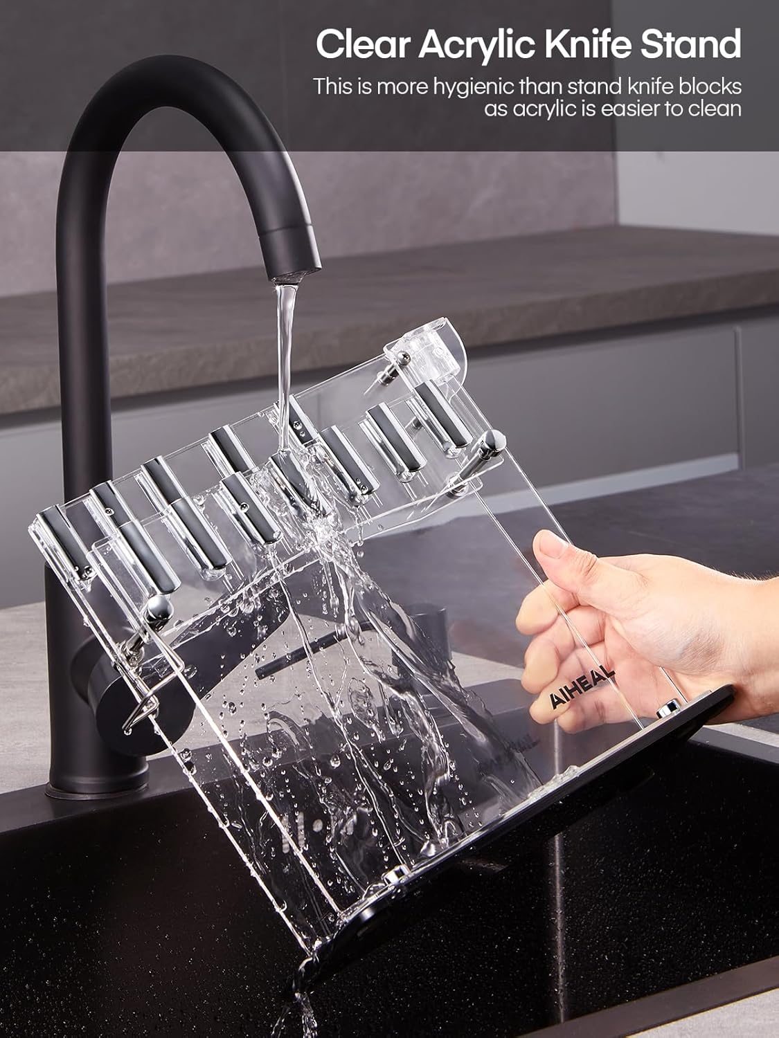 Aiheal Premium 17-Piece All-Purpose Knife Set