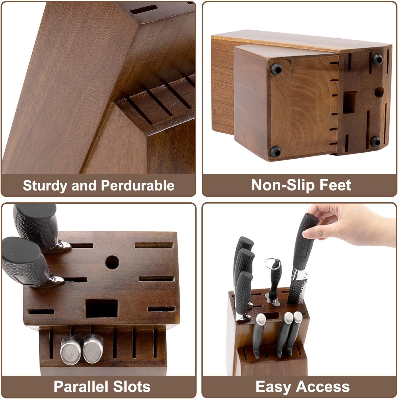 10-in-1 Universal Kitchen Knife Block