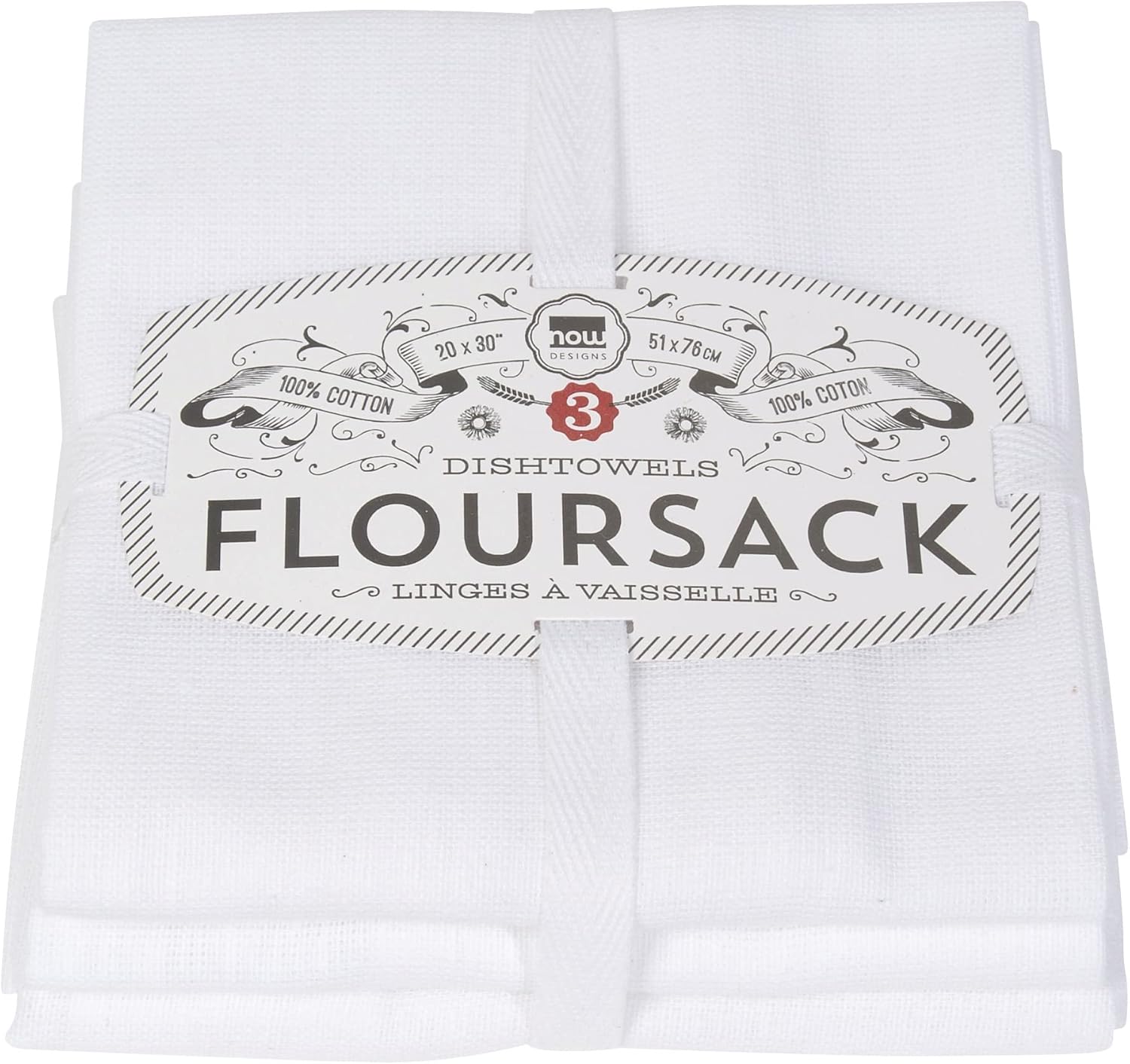 Now Designs Floursack Kitchen Dish Towels 3 Count