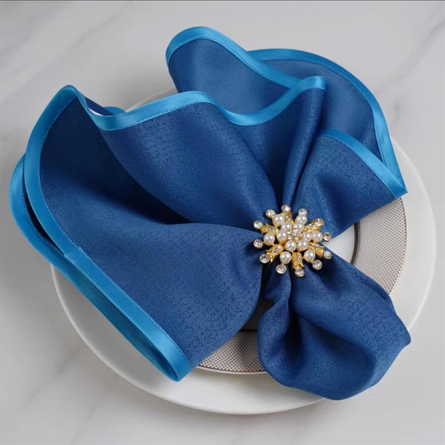 Allure of Gold Napkin Rings Set of 6