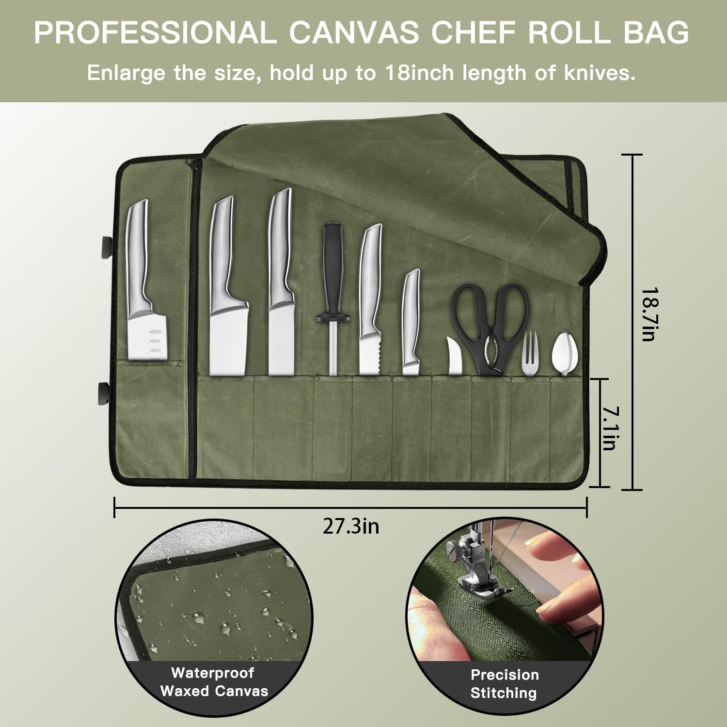 Professional Chefs Expandable Knives Case