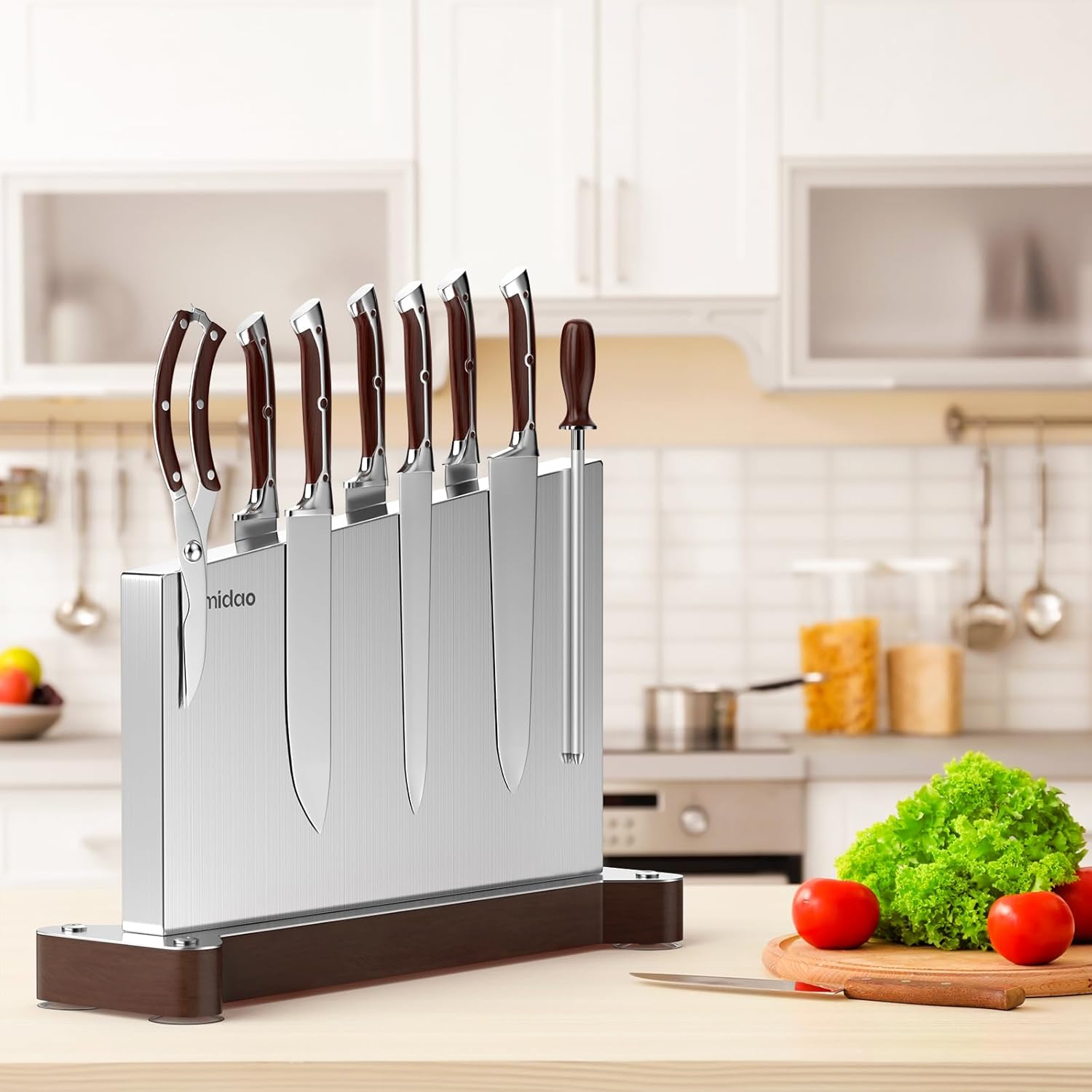 LARGE Magnetic Knife Holder for Kitchen and More