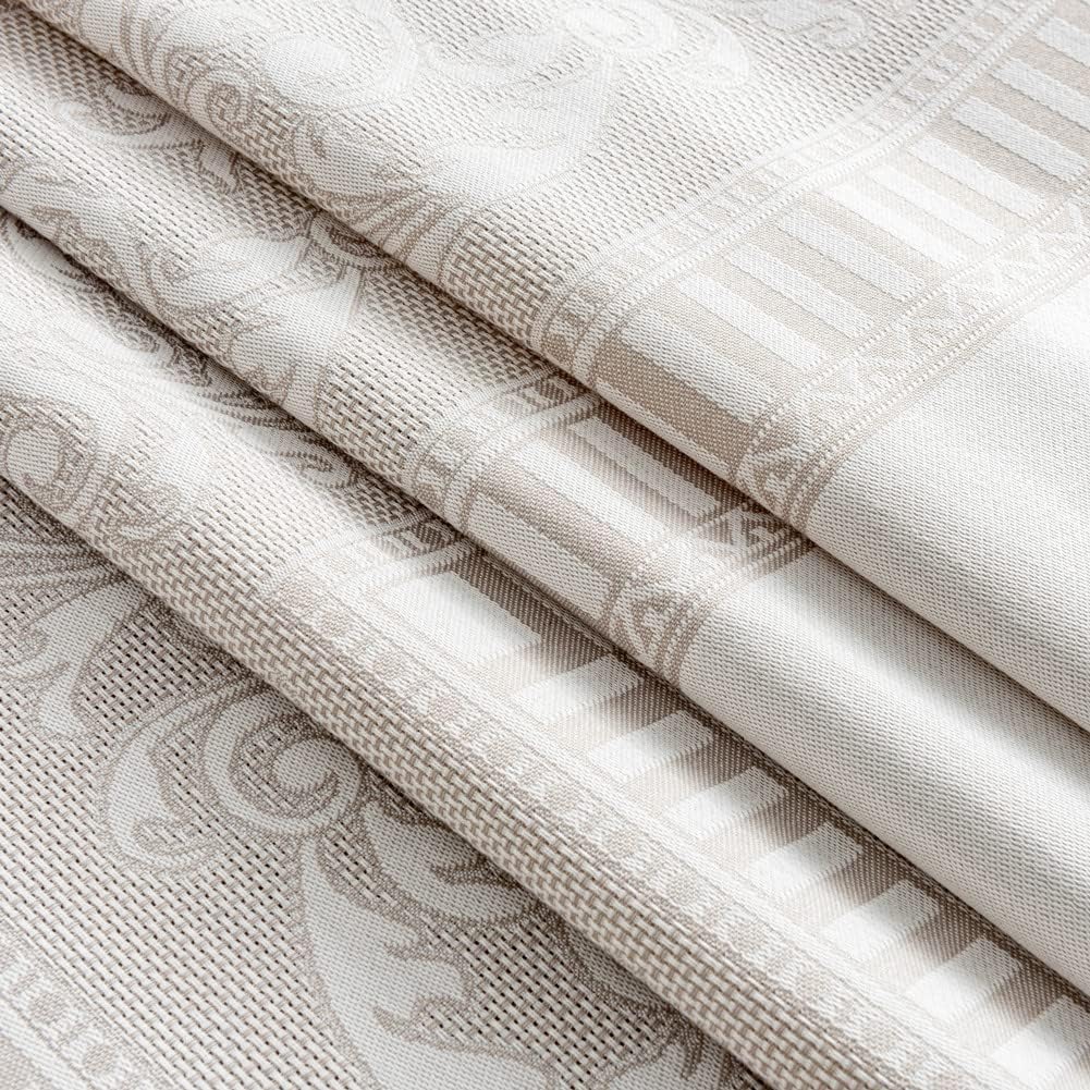 Hi-End Taupe Tablecloth for Lifestyle - 60x102 Inch waterproof Durable