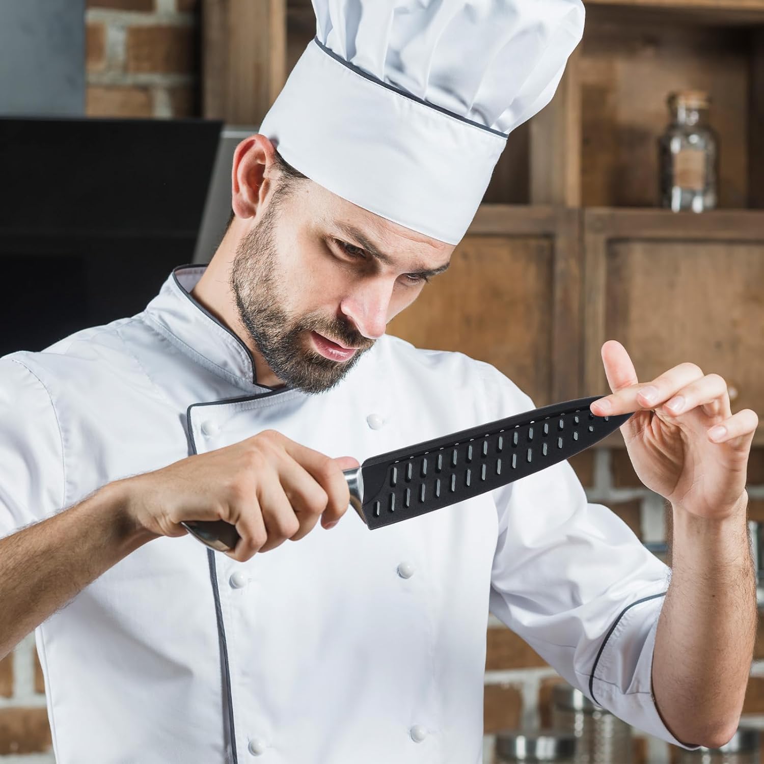 Aeaocvo 5-Piece Kitchen Knife Sheath Set