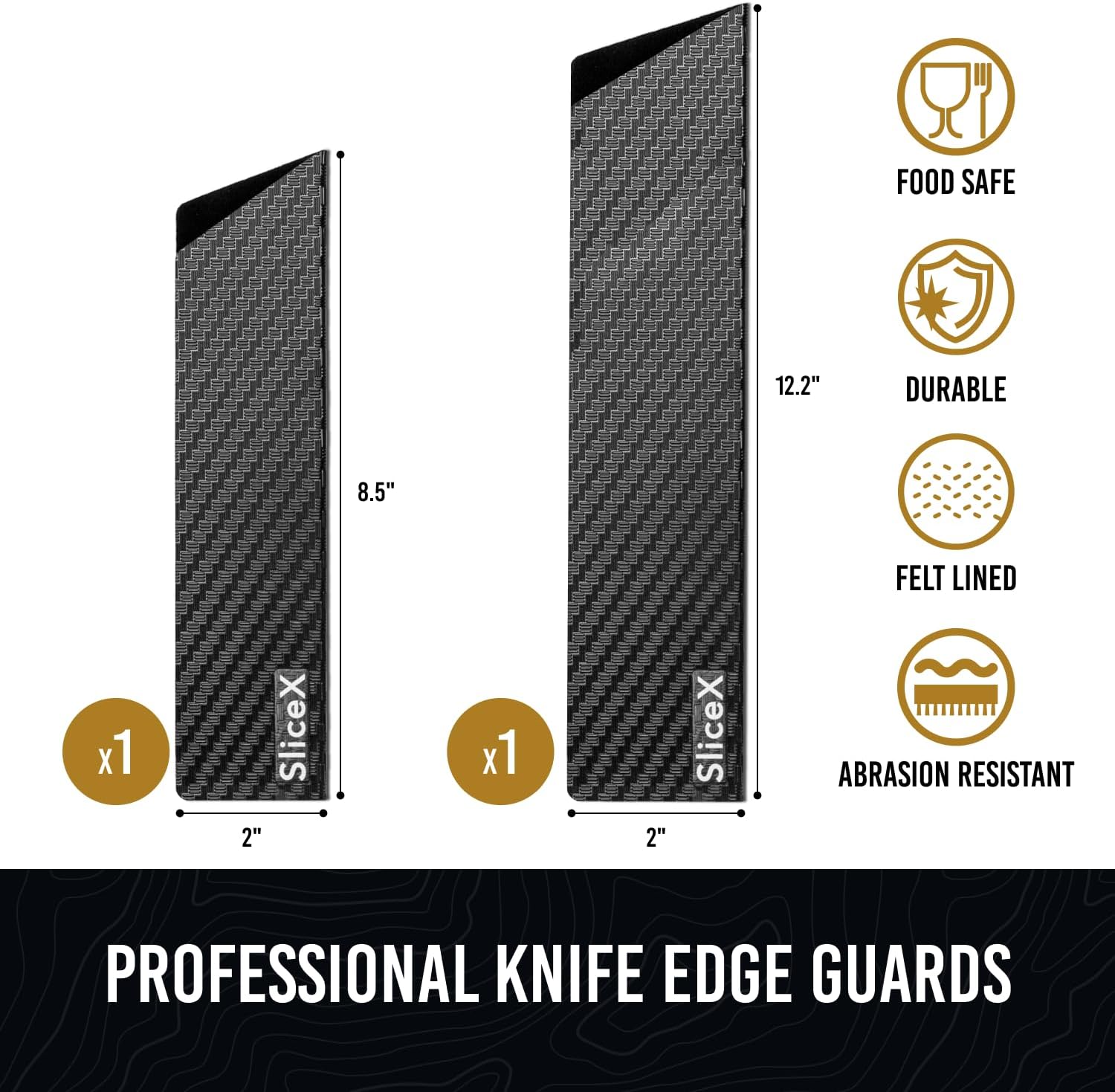 Professional Kitchen Knife Sheaths Set