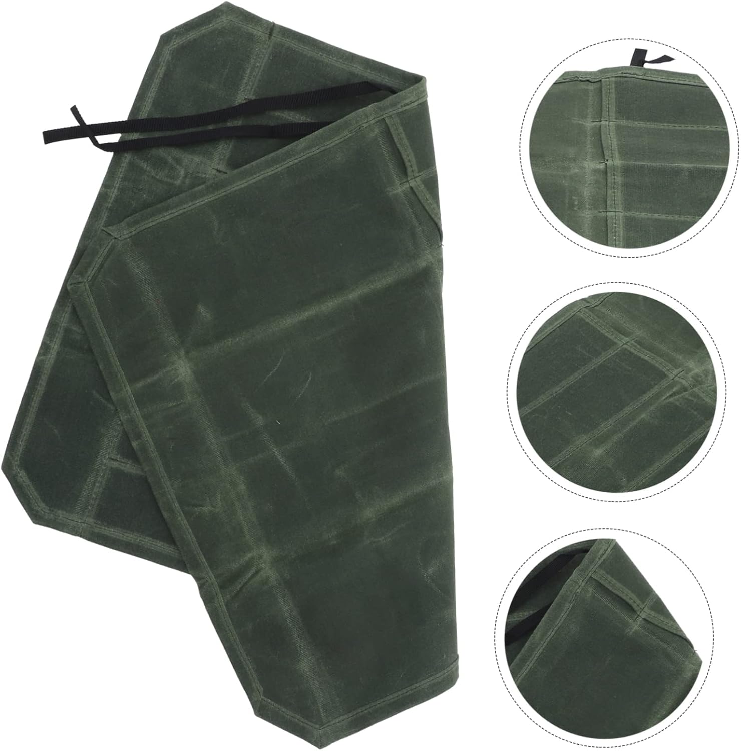 SHOWERORO Waxed Canvas Roll Tool Bag for Professional Chefs Kitchen Experts