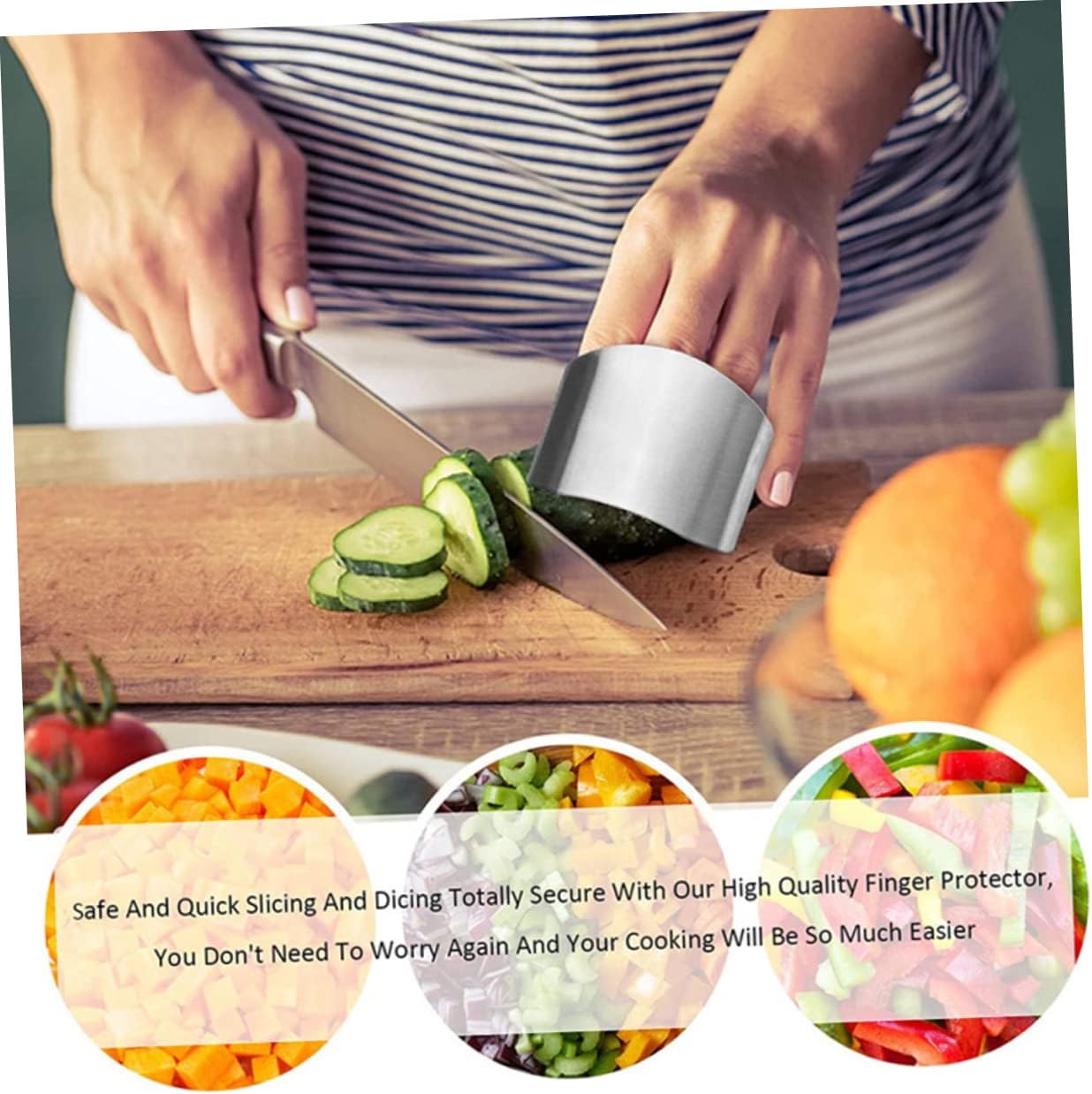 Safe Kitchen Protector for Fingers Cooking Tips