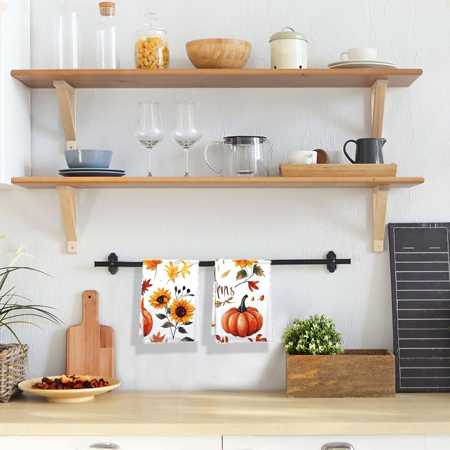 Oeught Fall Kitchen Towels