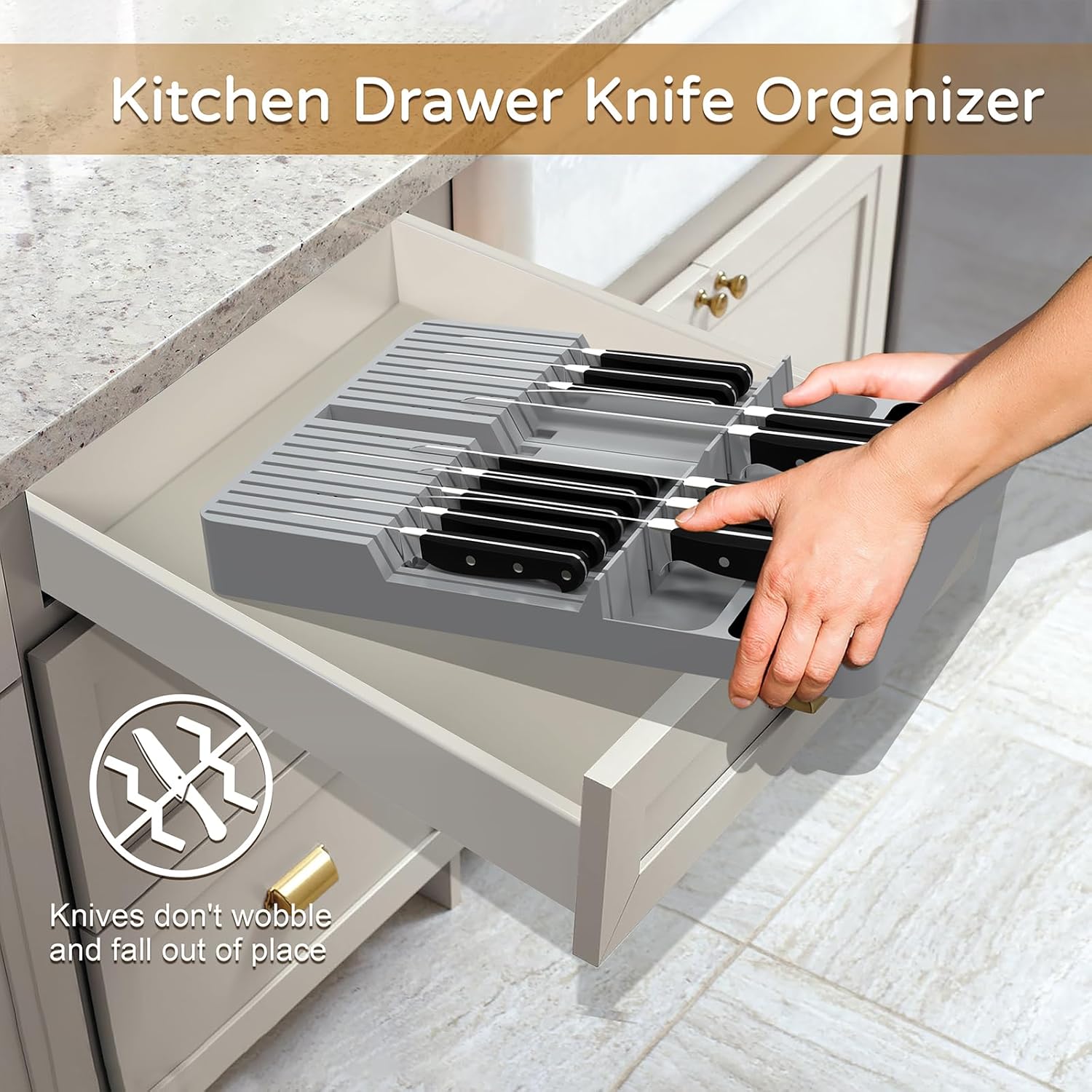 NIUXX Knife Organizer Large Capacity