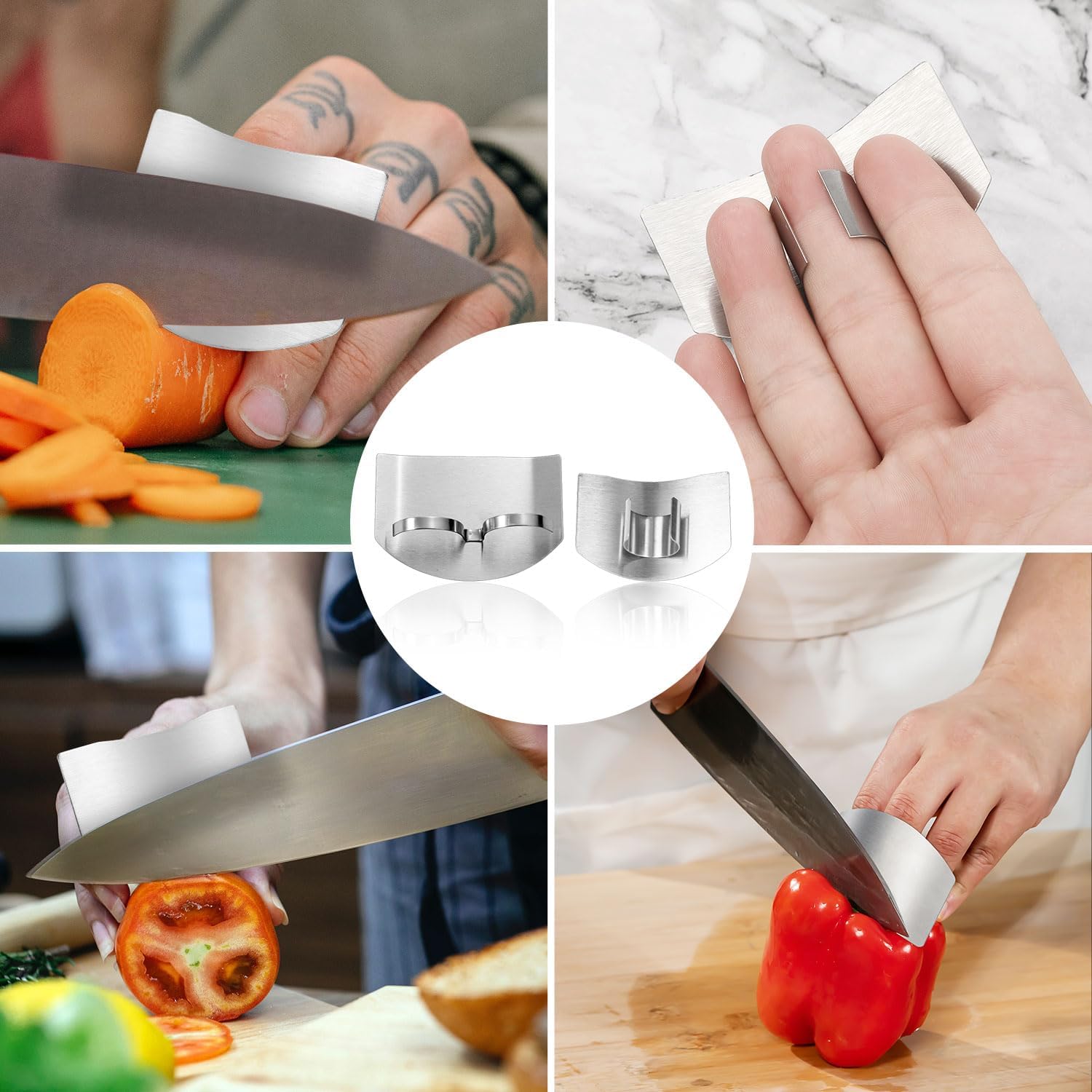 Stainless Steel Finger Guards for Cooking