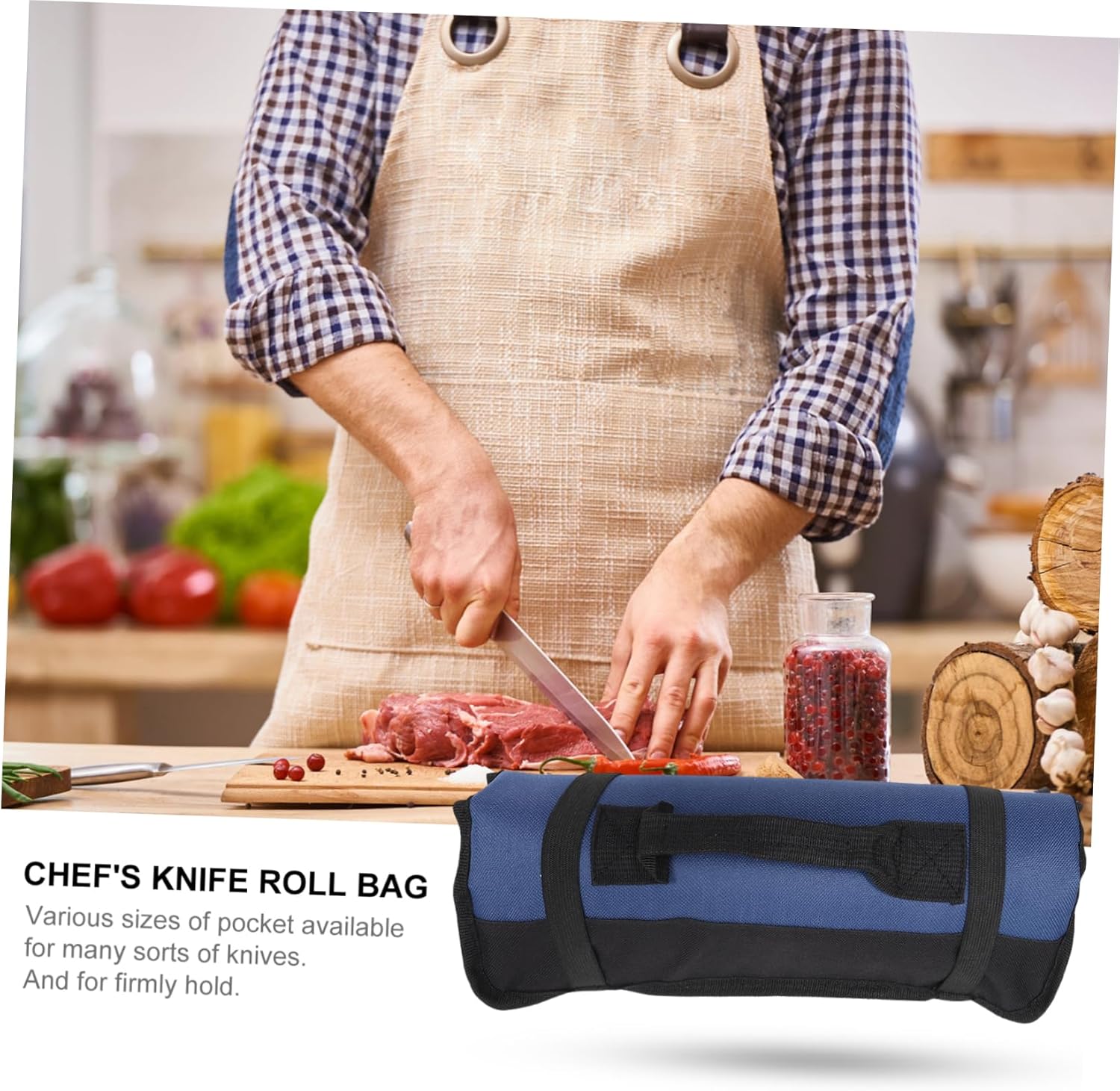 Alipis 22 Knive Roll Bag Portable Case