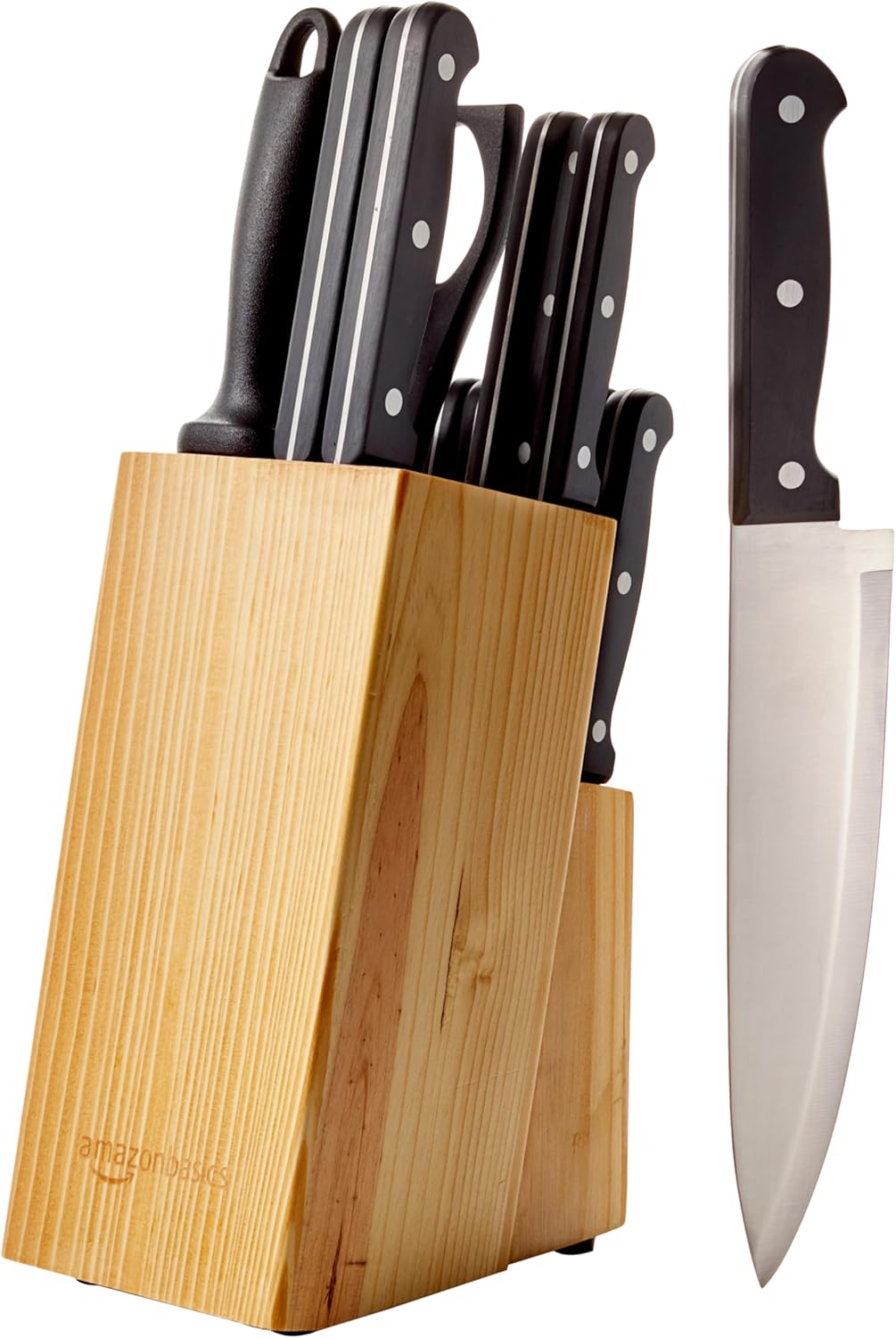 14-Piece Kitchen Knife Set with Knife Block