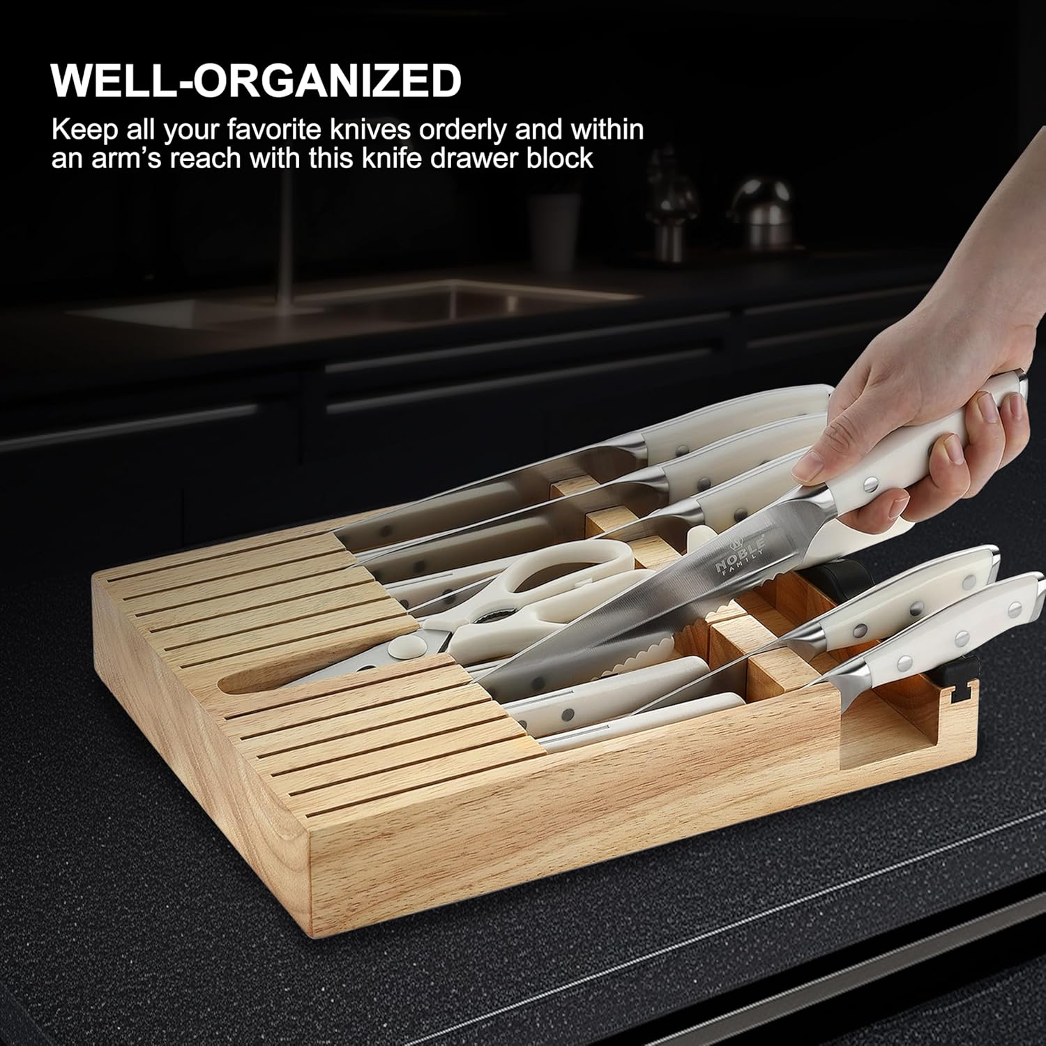 16-Piece Professional Knife Set for Kitchen Promotion