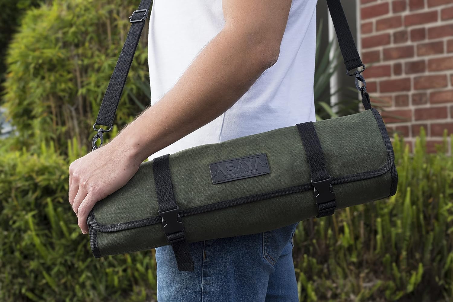 Asaya Canvas Chef Knife Roll Bag