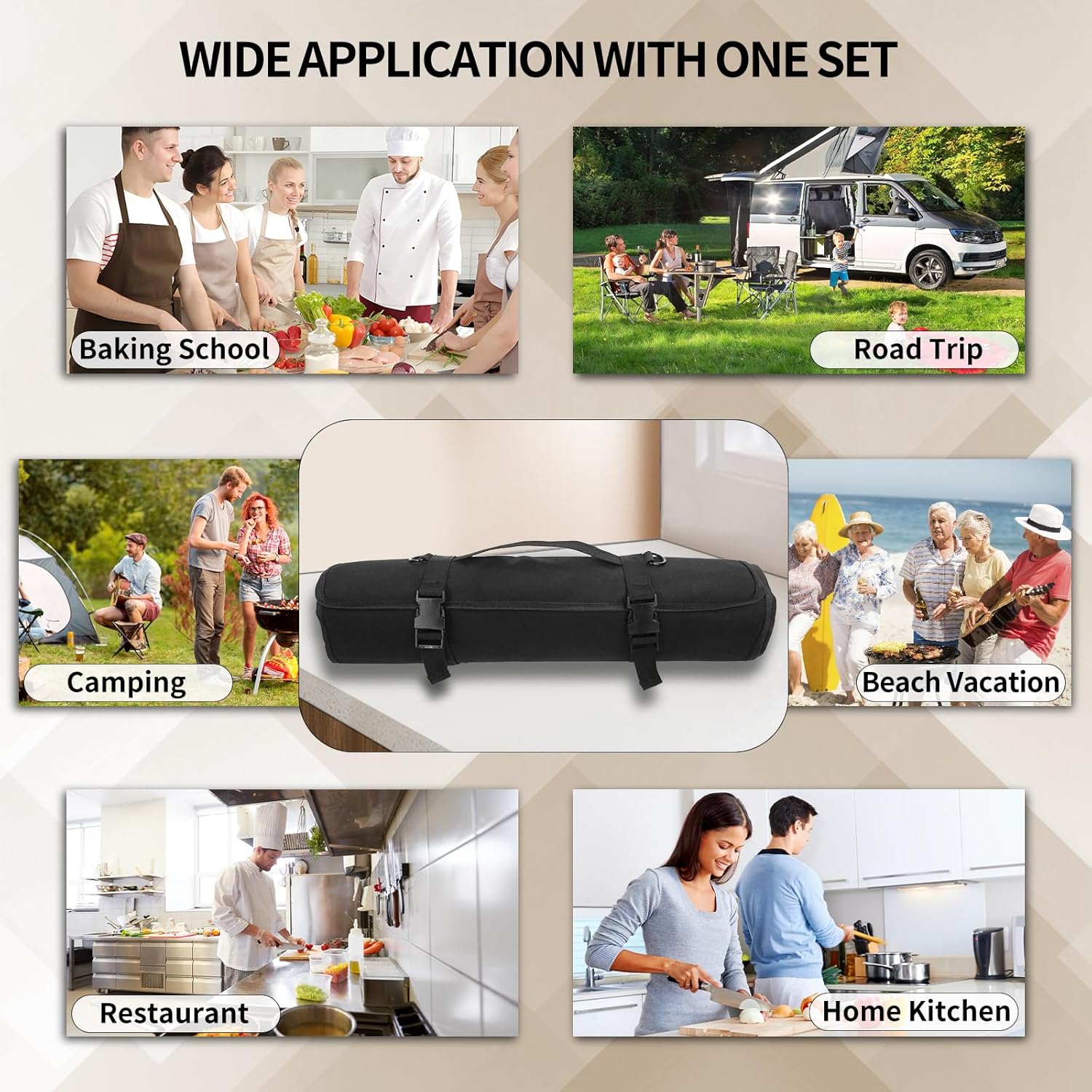 Ultimate Professional Chef Knife Roll Bag