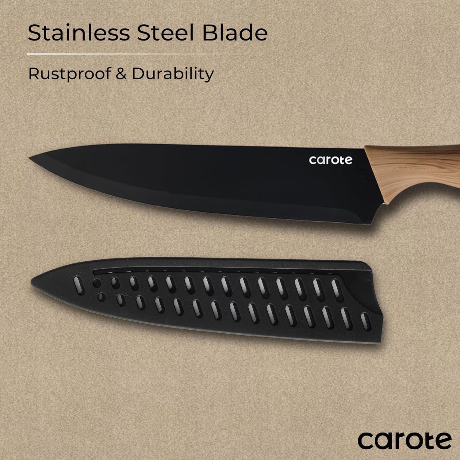 12-Piece Knives Set from CAROTE