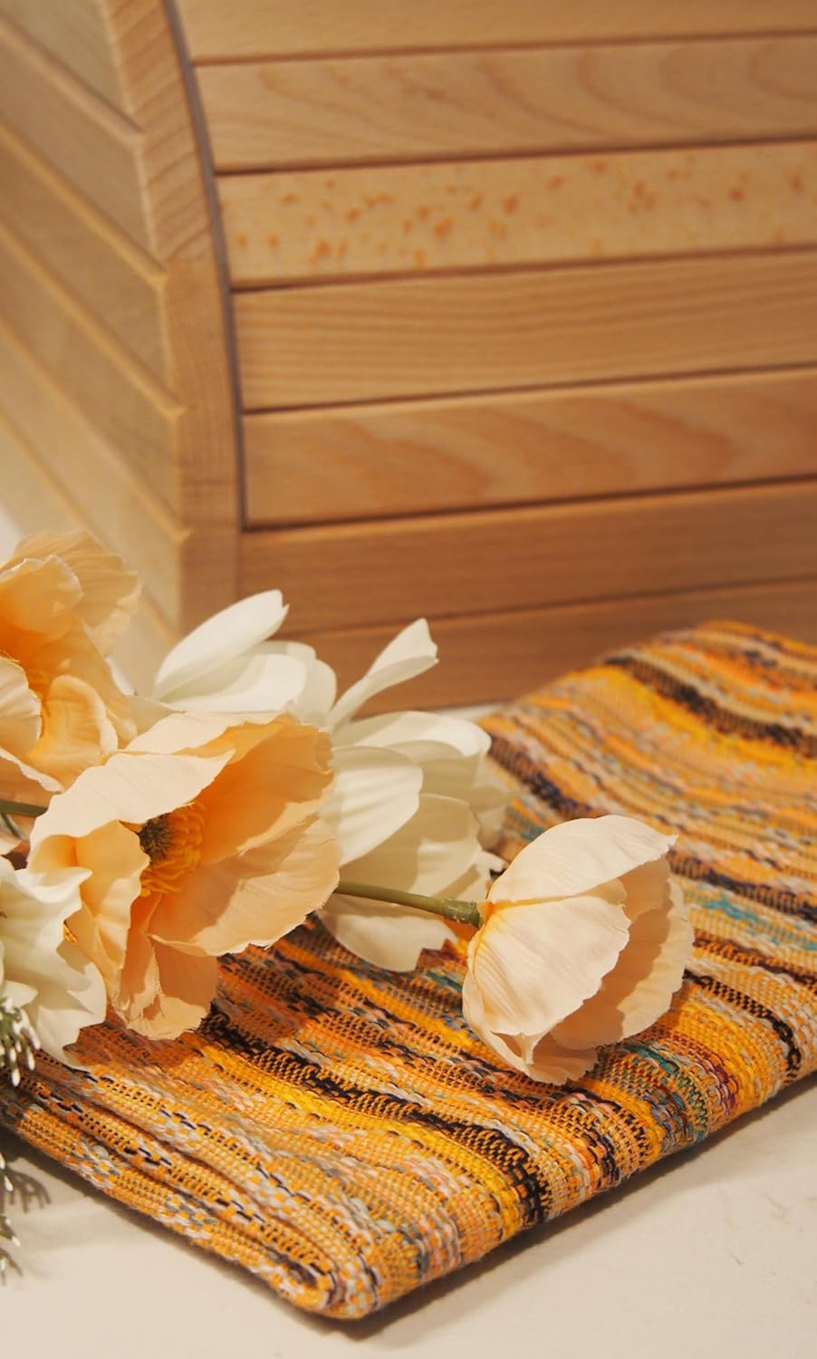 Citizens of the Beach 8-Piece Yellow Orange Turkish Cotton Dishcloth Set